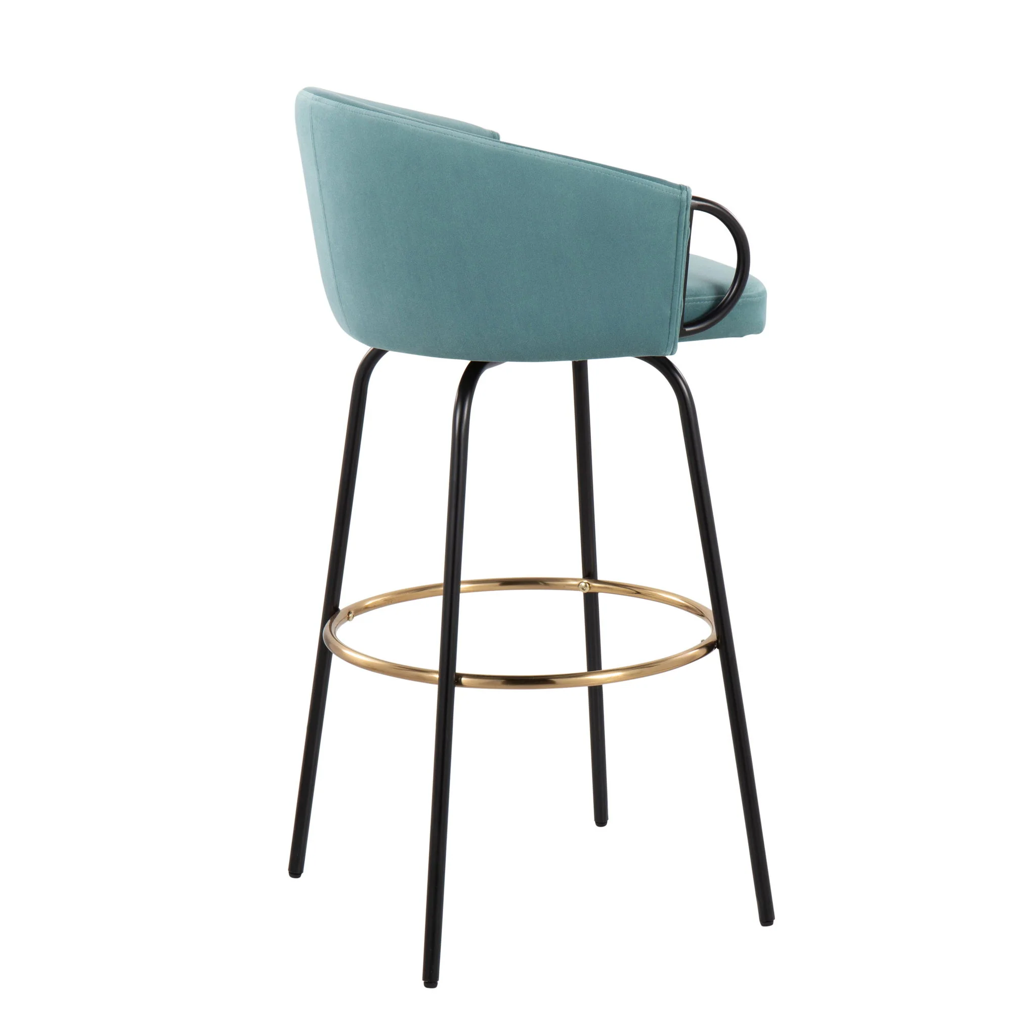 Claire - Contemporary / Glam Barstool With Footrest (Set of 2) - Image 10