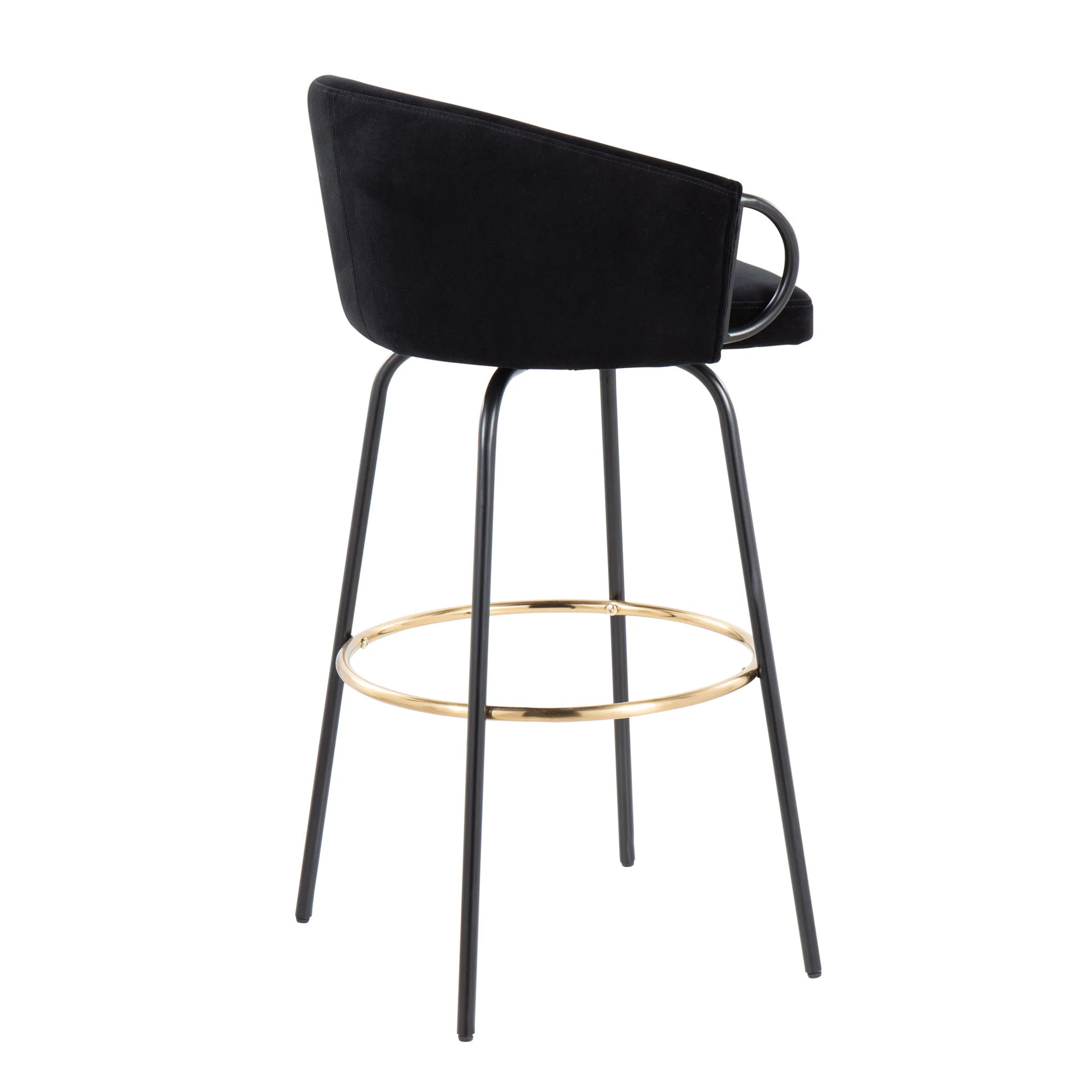 Claire - Contemporary / Glam Barstool With Footrest (Set of 2) - Image 12