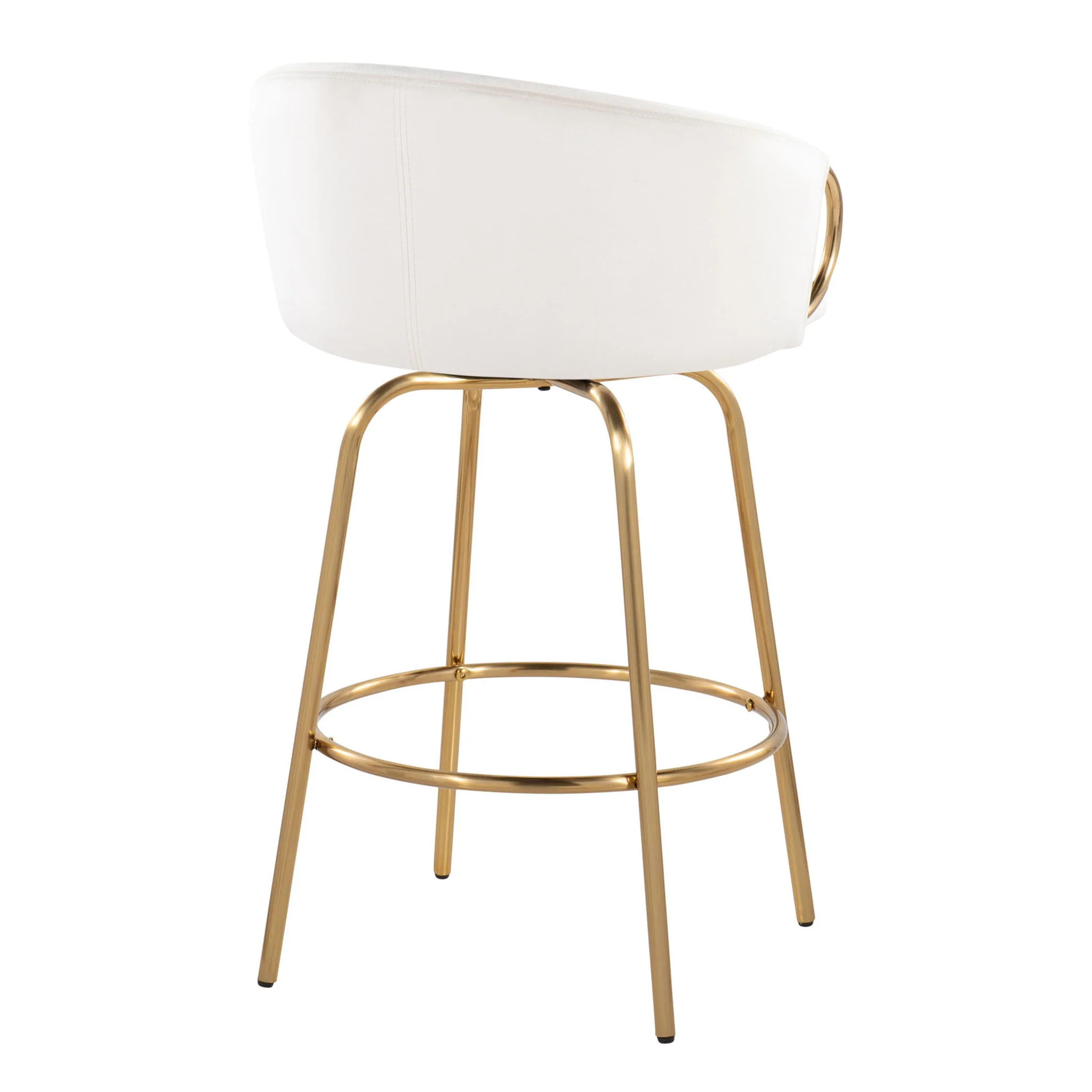Claire - Contemporary & Glam Counter Stool (Set of 2) - Image 6