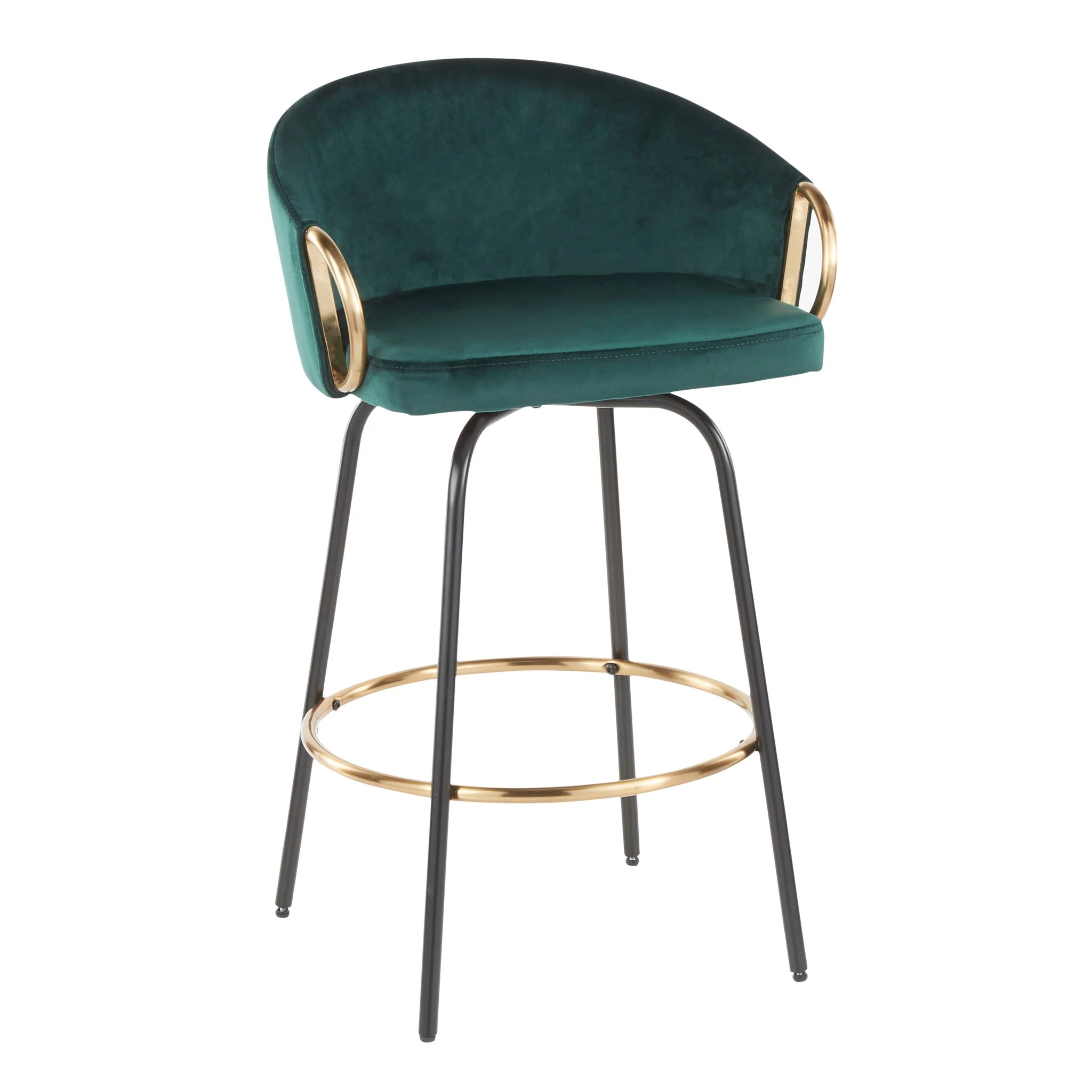 Claire - Contemporary / Glam Counter Stool (Set of 2) - Image 6