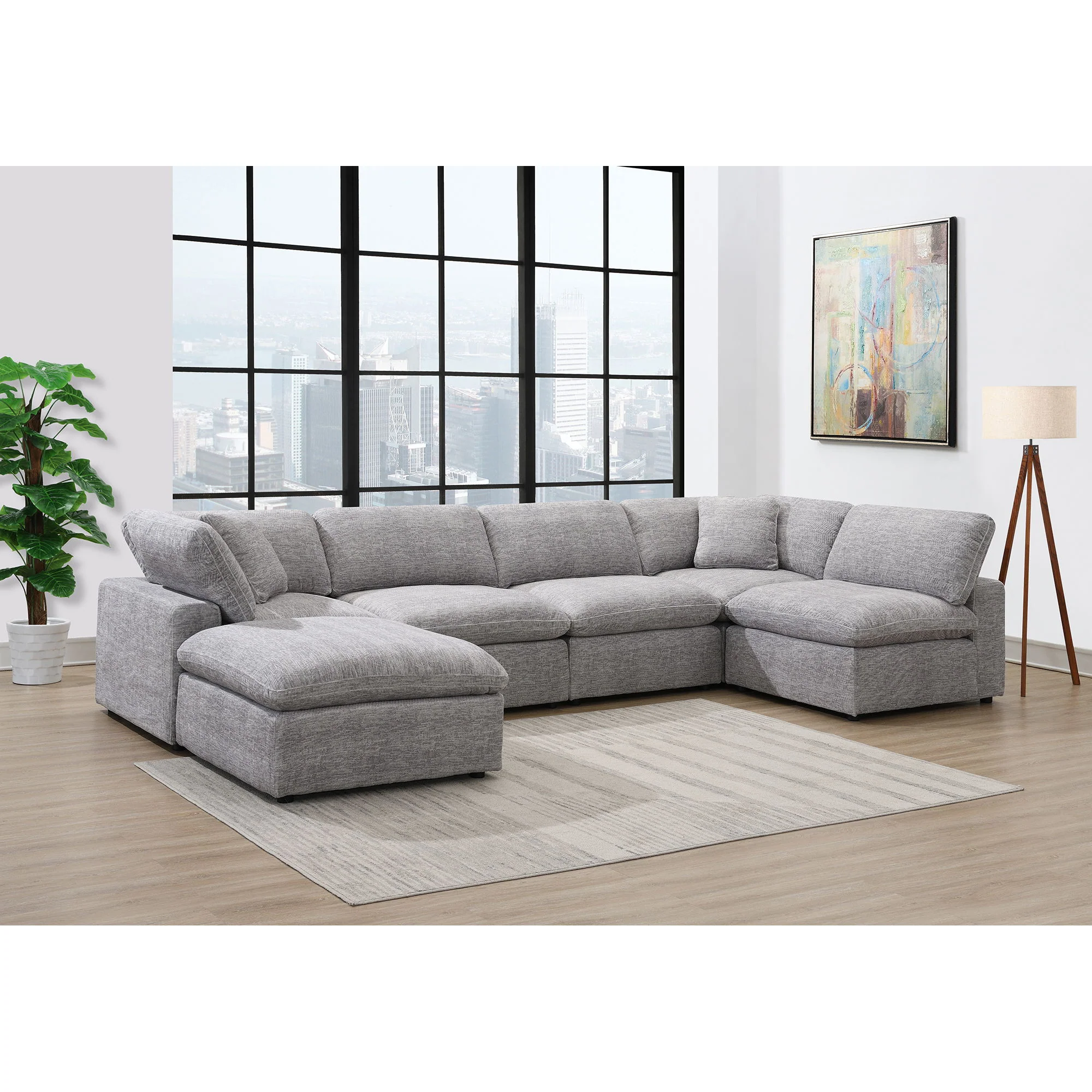 Cloud 9 - Ottoman - Zaftag Dove - Image 4