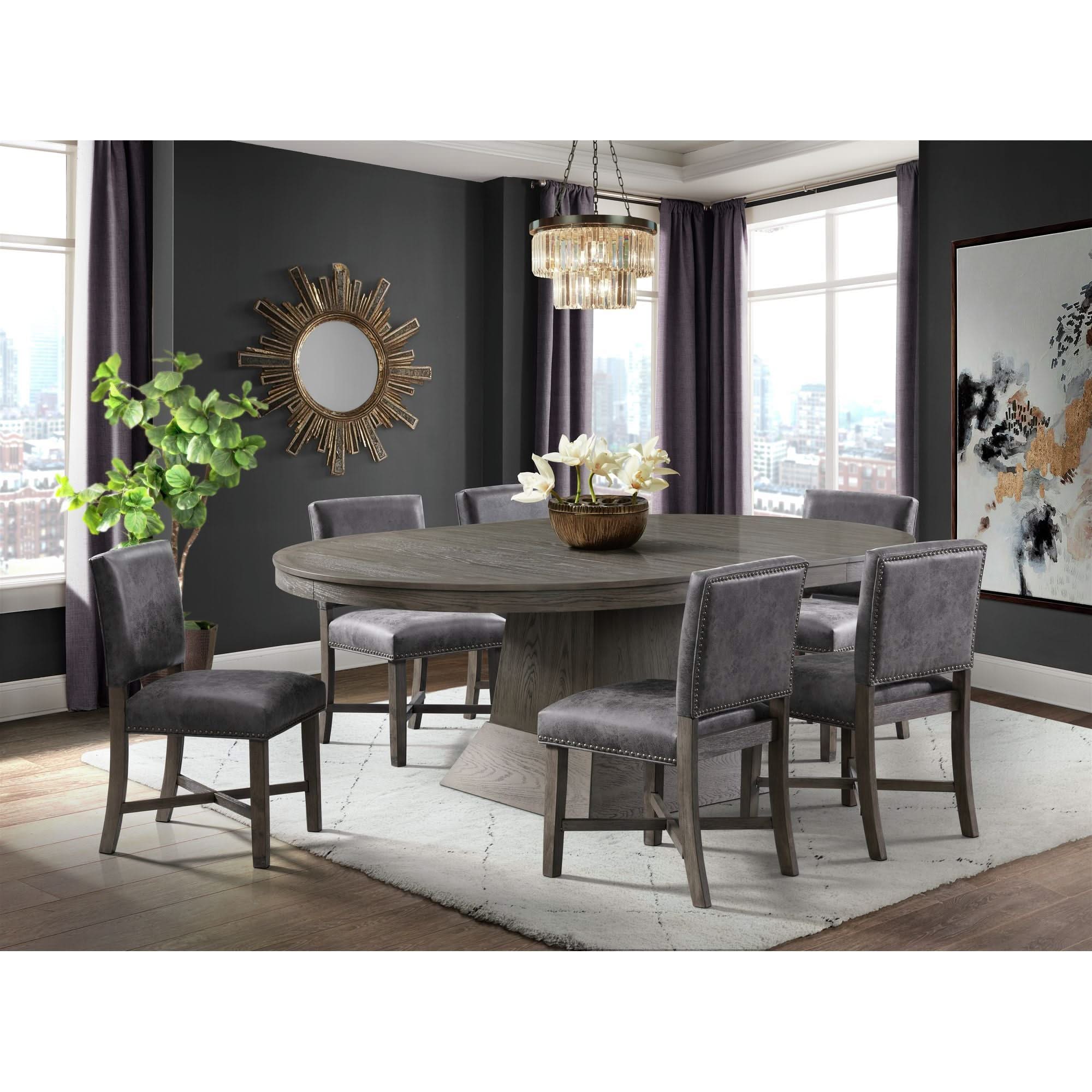 Collins - Dining Table Complete - Gray - Image 3