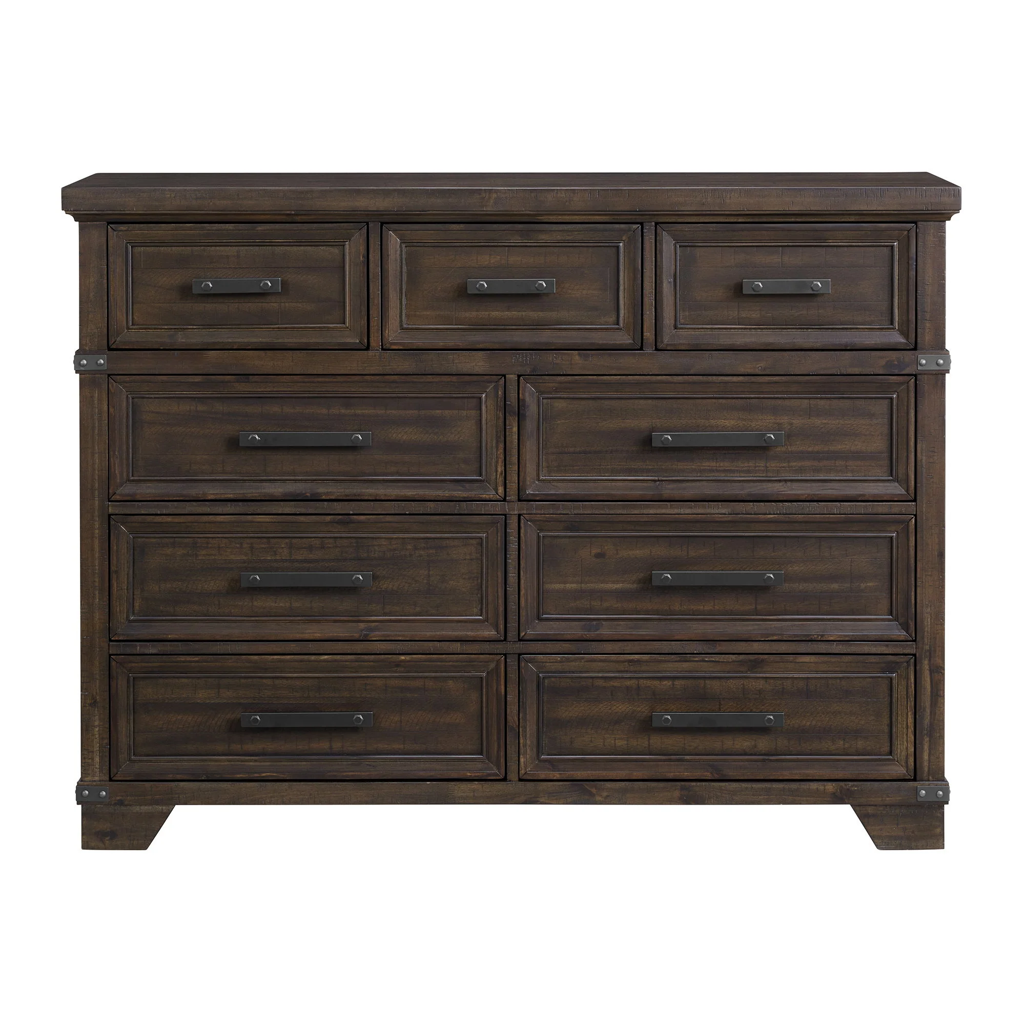 Colorado City - 9-Drawer Dresser - Charcoal - Image 4