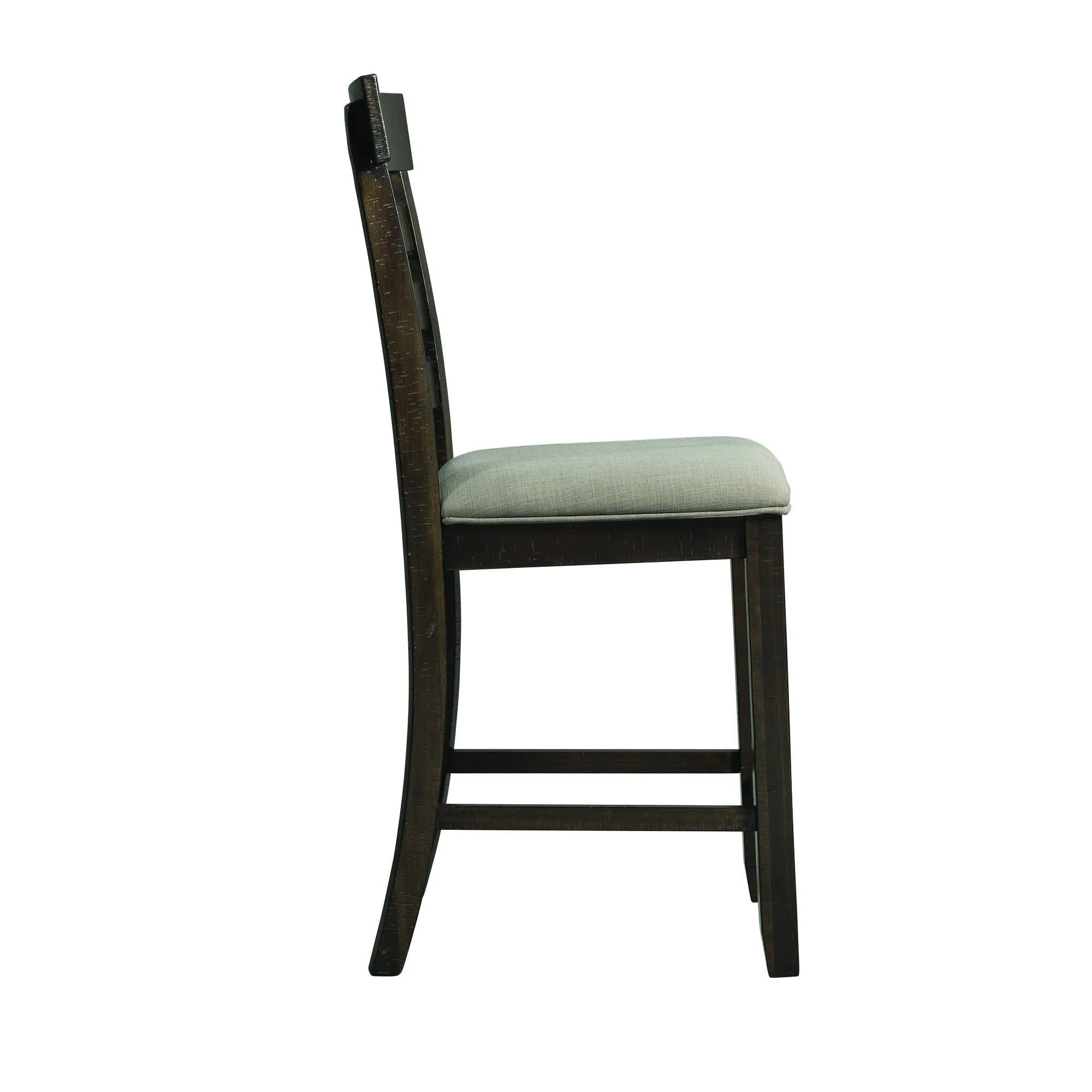Colorado - Counter Side Chair With Cushion Seat (Set of 2) - Charcoal - Image 3