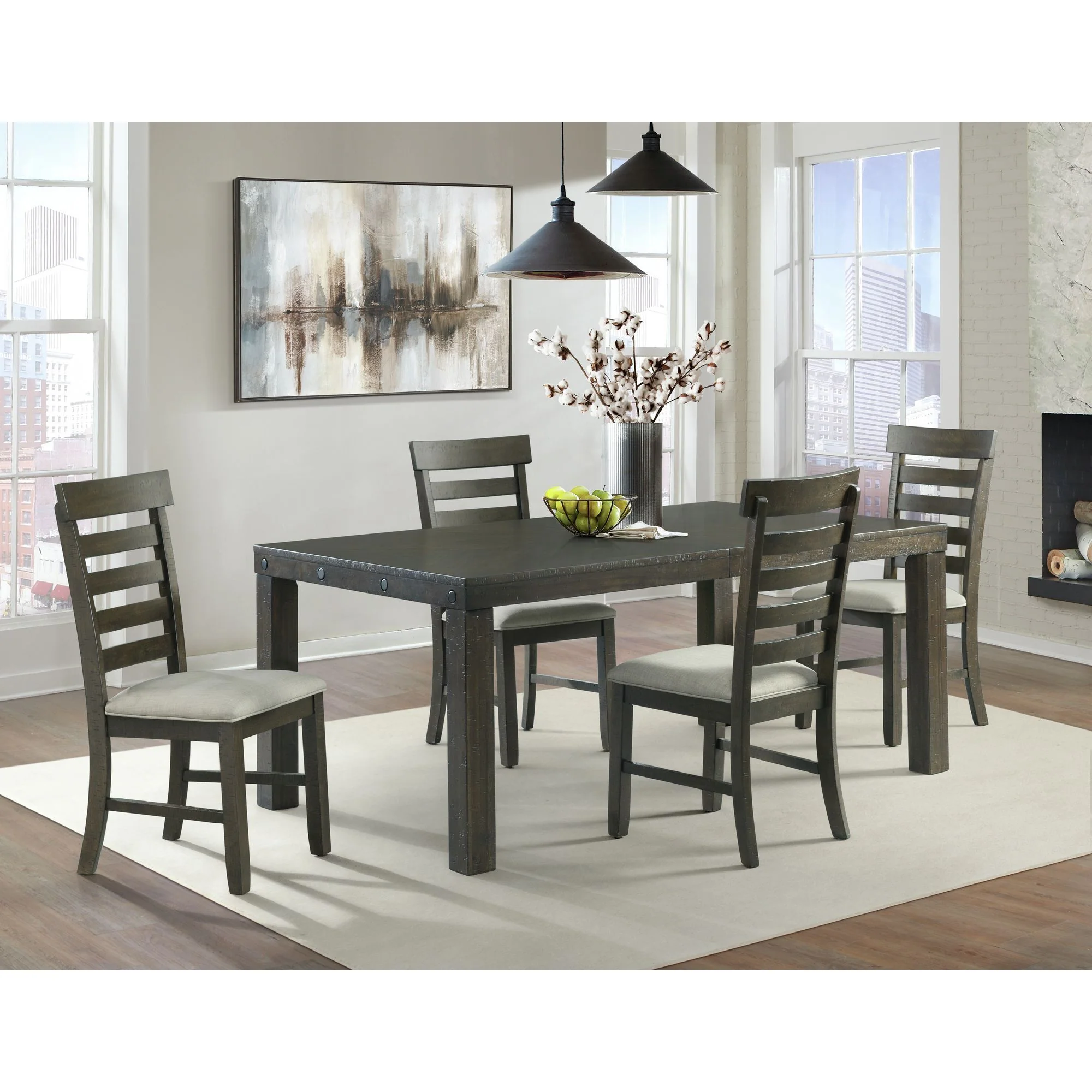 Colorado - Dining Height Table - Charcoal - Image 3