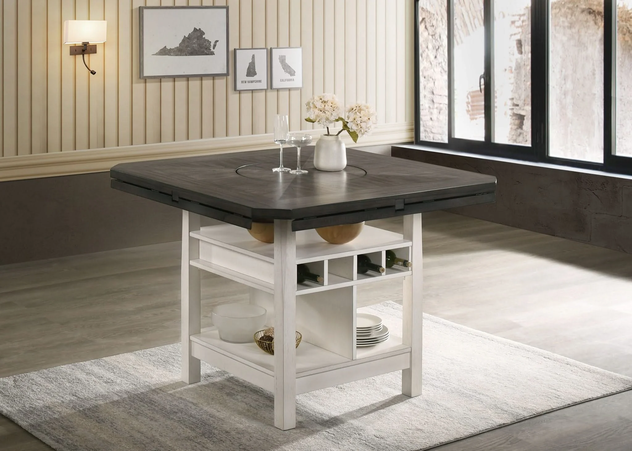 Conner - 5 Piece Dining Room Set - Gray - Image 2