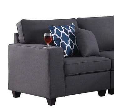Cooper - Beautiful Sofa With Cupholder - Image 2