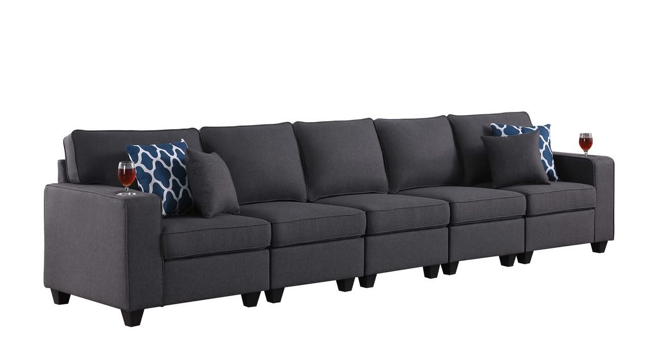 Cooper - Beautiful Sofa With Cupholder - Image 4