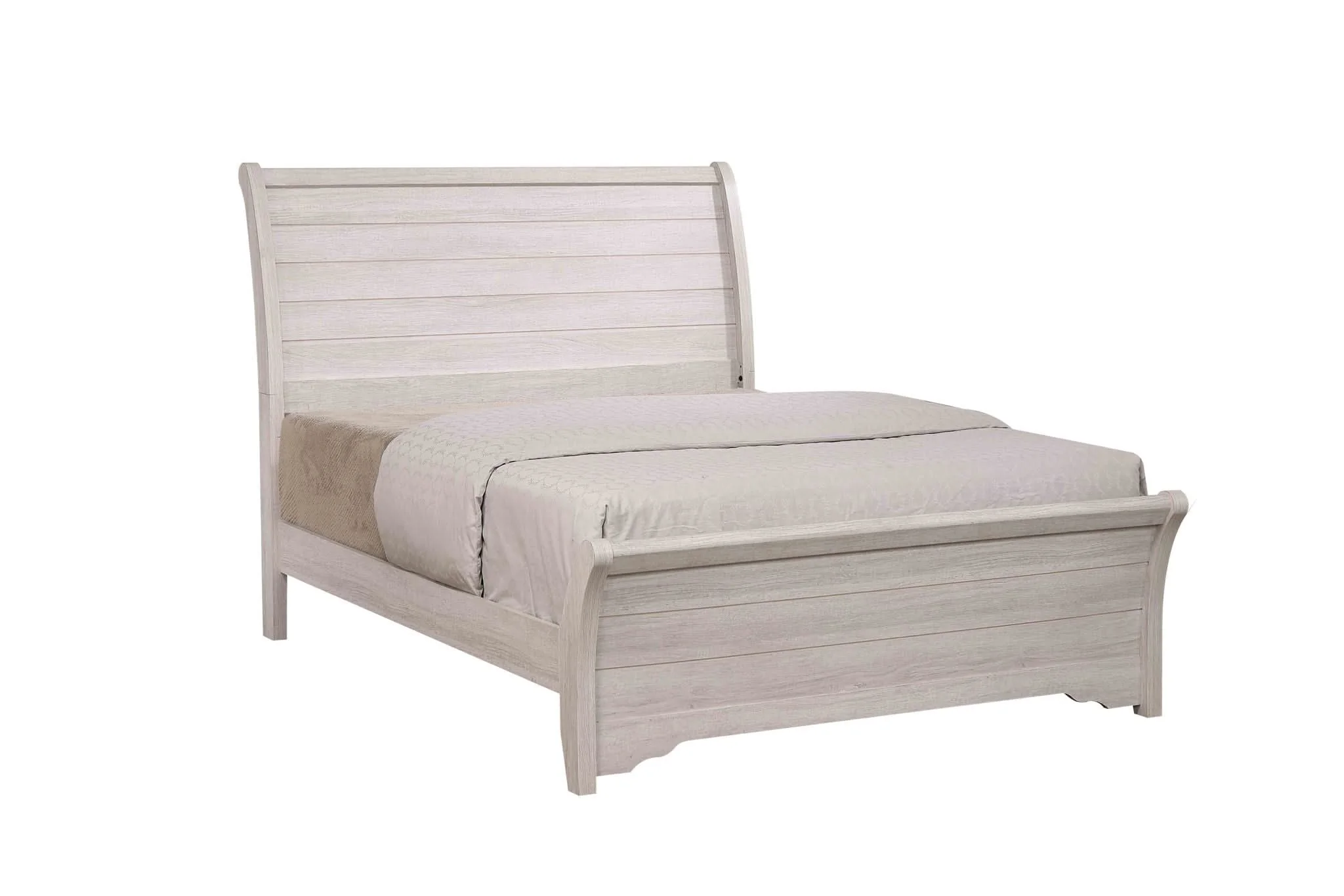 Coralee - King 5 Piece Bedroom Set - Chalk / Gray - Image 2