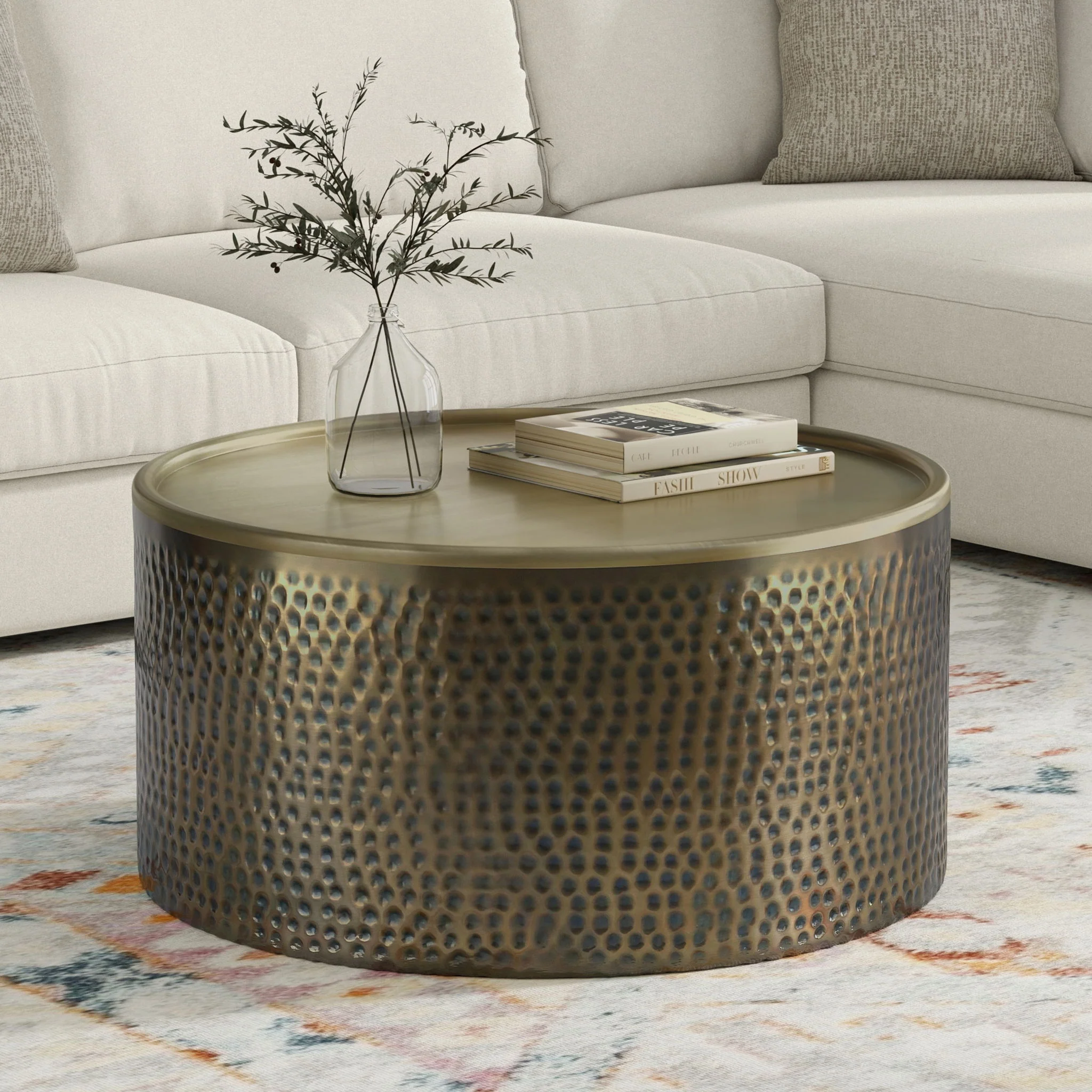 Corbin - Coffee Table - Antique Gold - Image 3