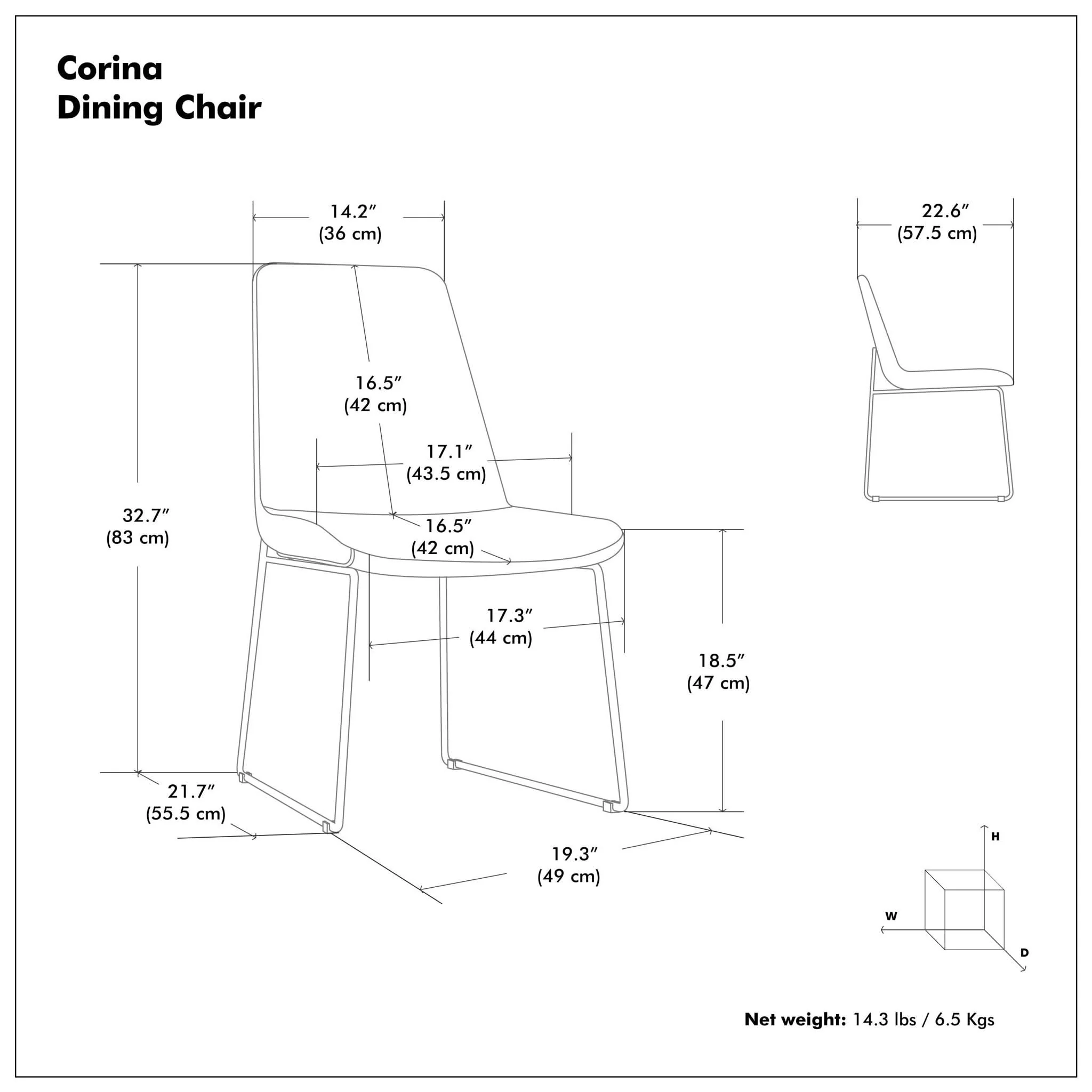 Corina - Upholstery Dining Chair (Set of 2) - Image 4