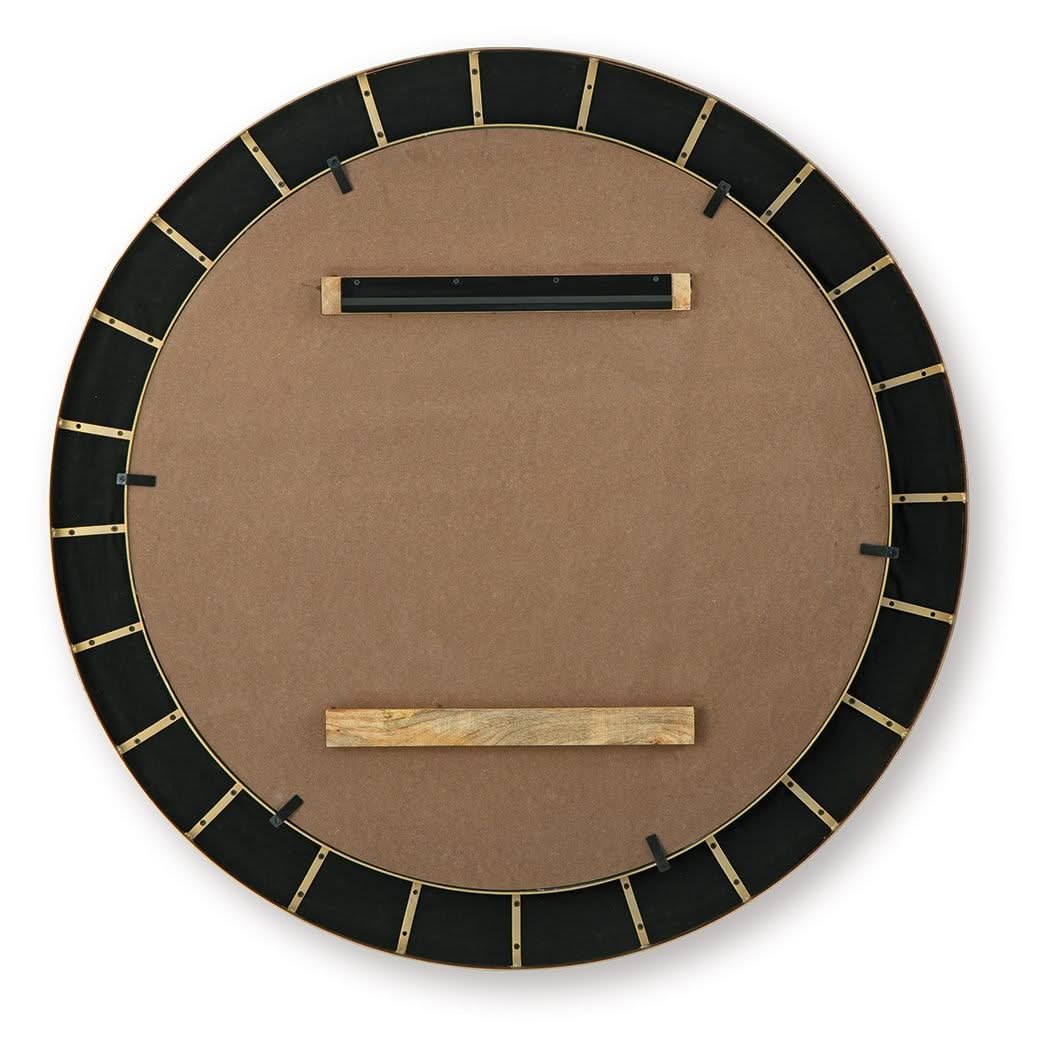 Corinsworth - Accent Mirror - Charcoal / Brass Finish - Image 3