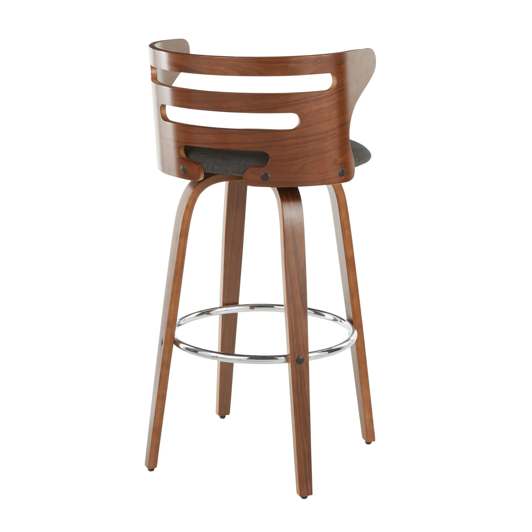 Cosini - Mid Century Modern Fixed Height Barstool With Swivel (Set of 2) - Image 6