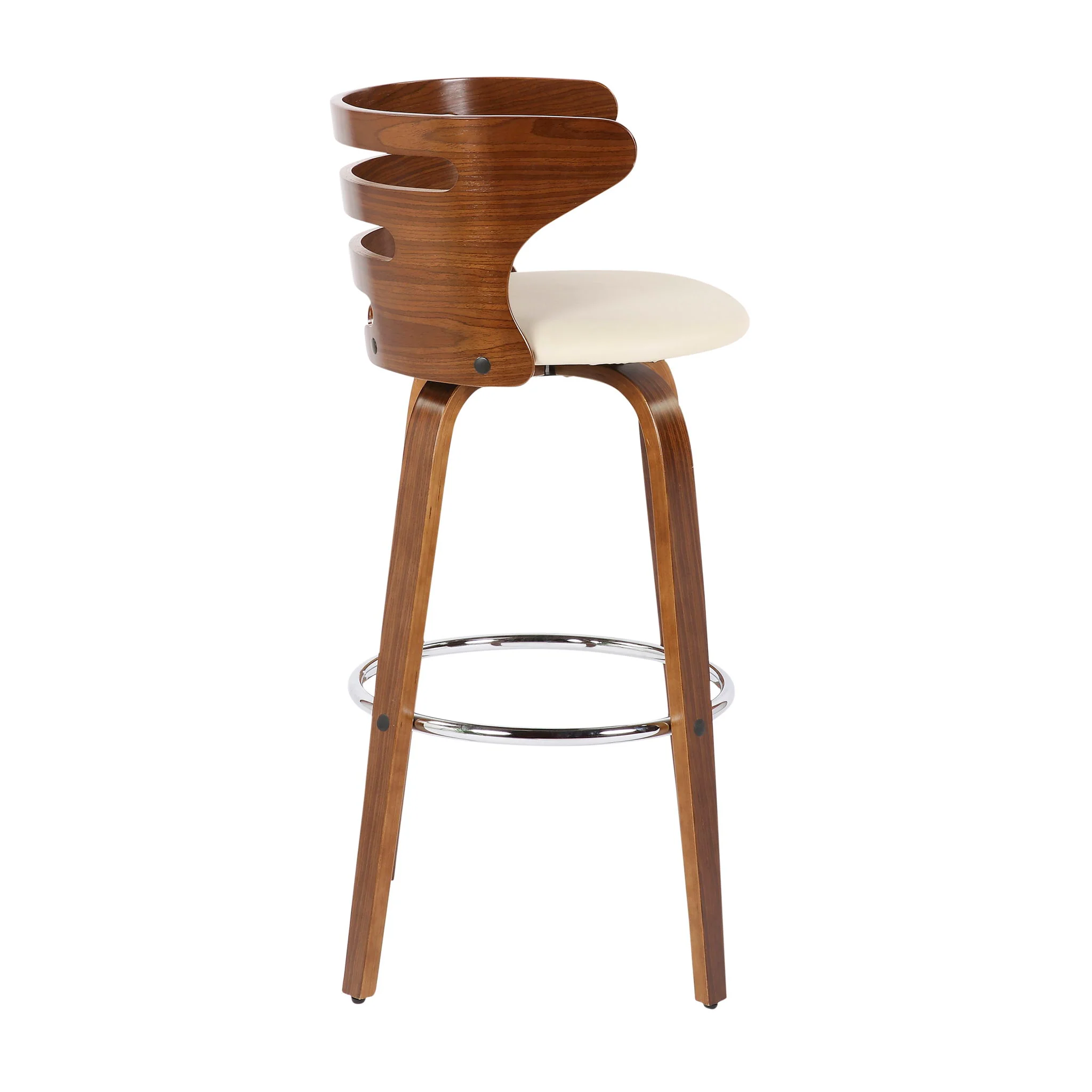 Cosini - Mid Century Modern Fixed Height Barstool With Swivel (Set of 2) - Image 7