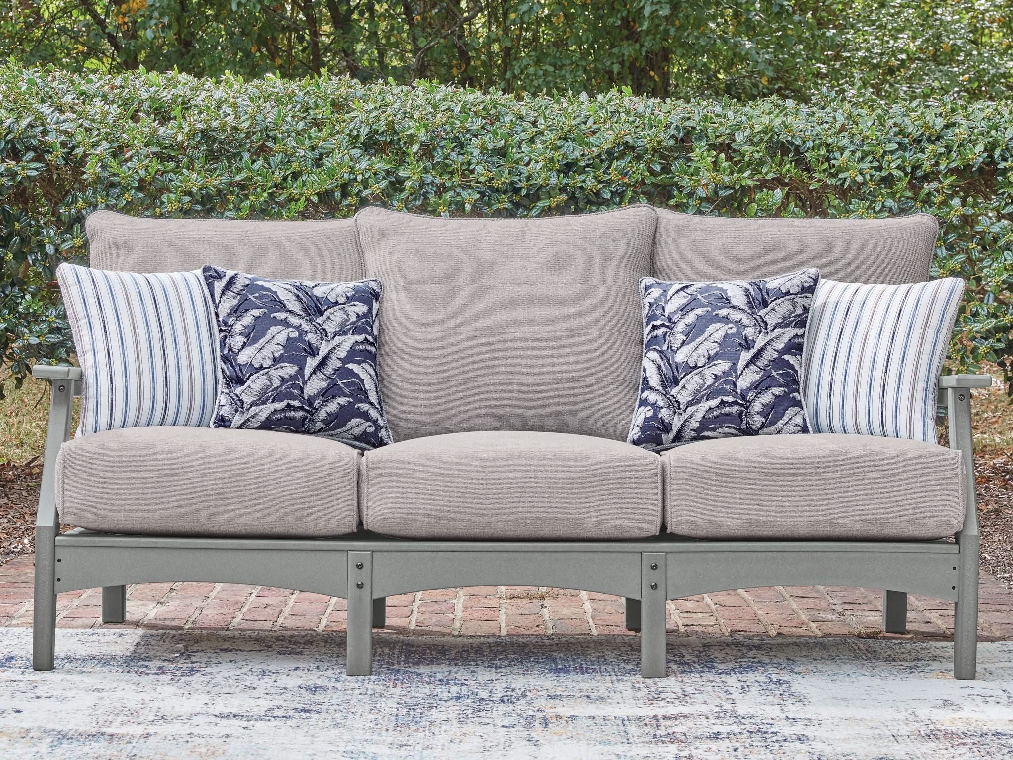 Cove Beach - Sofa With Cushion - Gray - Image 2