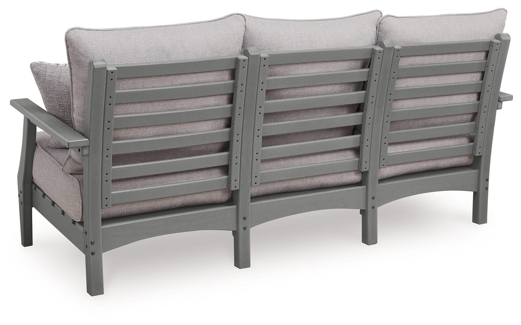 Cove Beach - Sofa With Cushion - Gray - Image 3