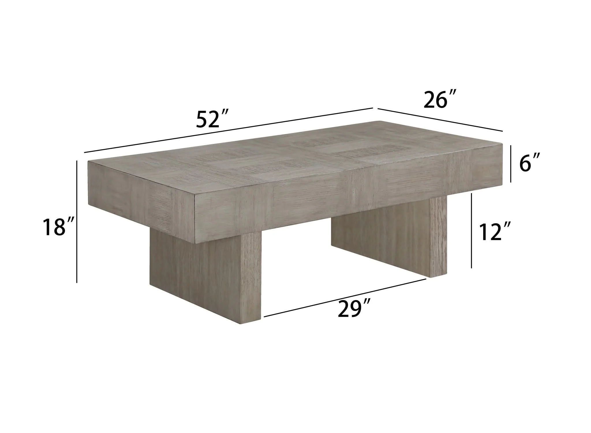 Crawley - Coffee Table - Light Brown - Image 4