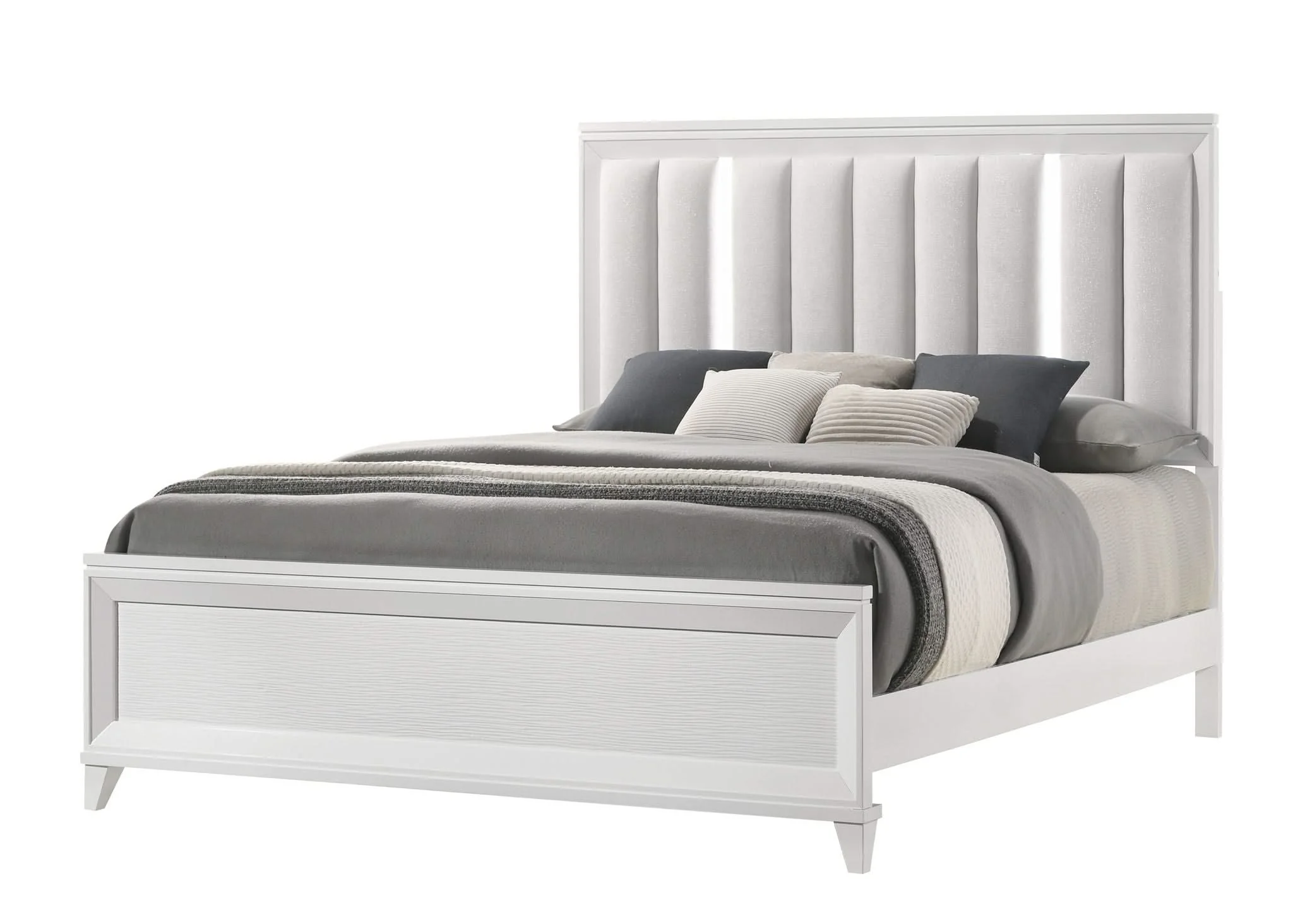Cressida - Queen 5 Piece Bedroom Set - White - Image 3