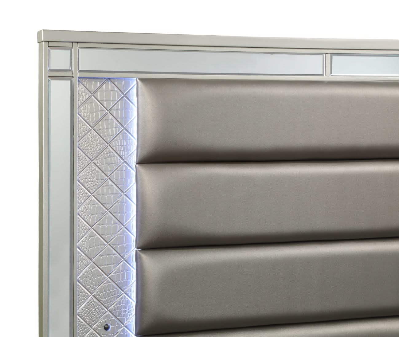 Cristian - Queen 4 Piece Bedroom Set - Champagne - Image 3