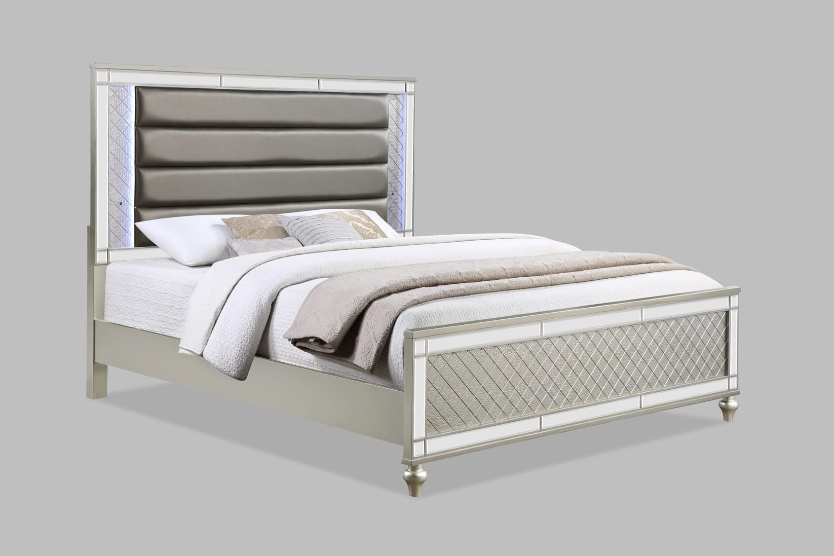 Cristian - Queen 4 Piece Bedroom Set - Champagne - Image 4