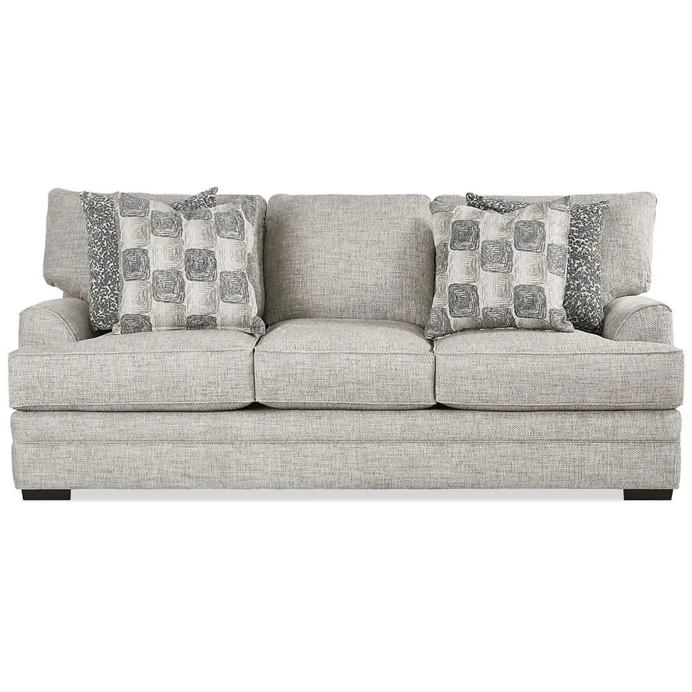Crosby Dove Contemporary 2PC Living Room Set with Sofa and Loveseat - Image 6