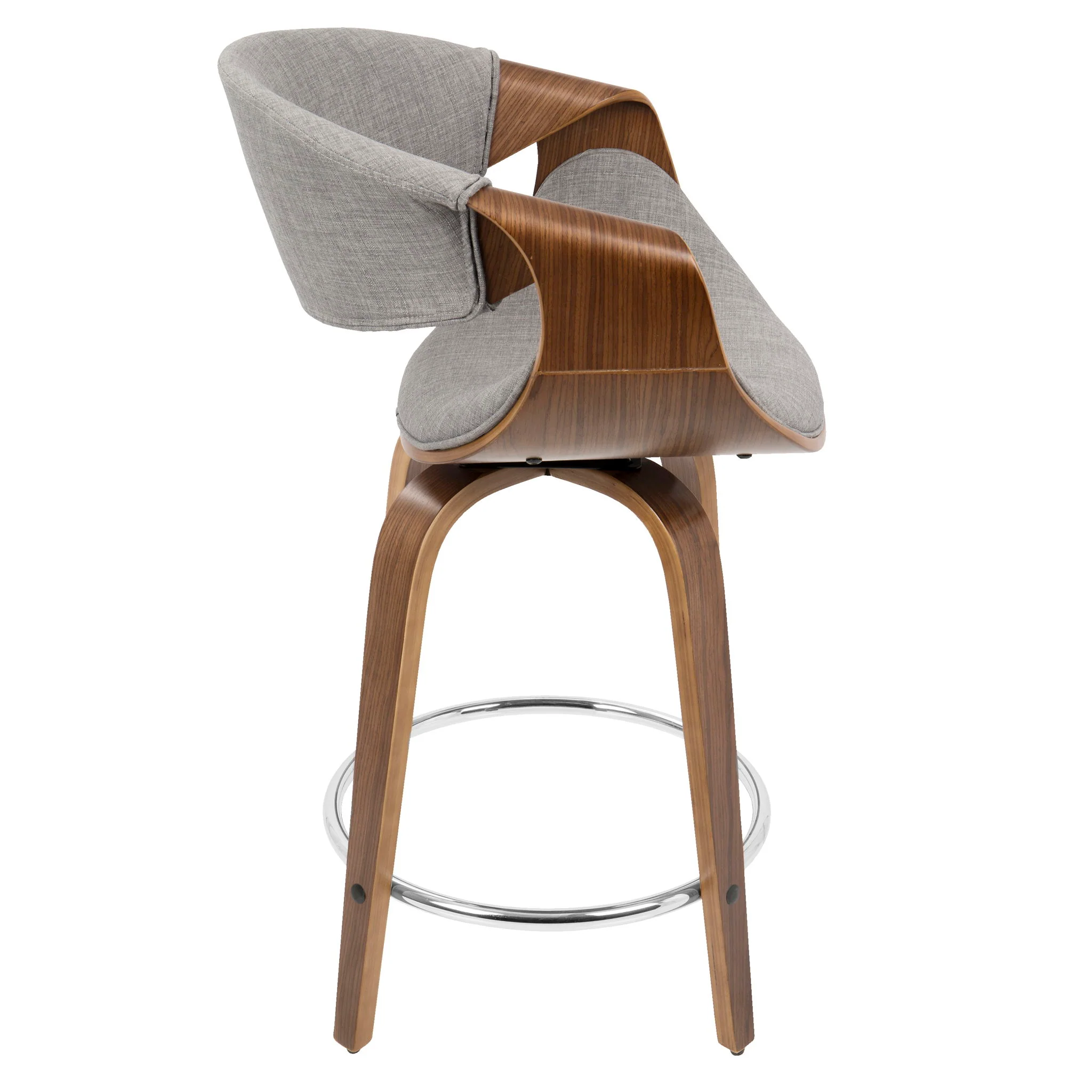 Curvini - Mid Century Modern Counter Stool (Set of 2) - Image 5