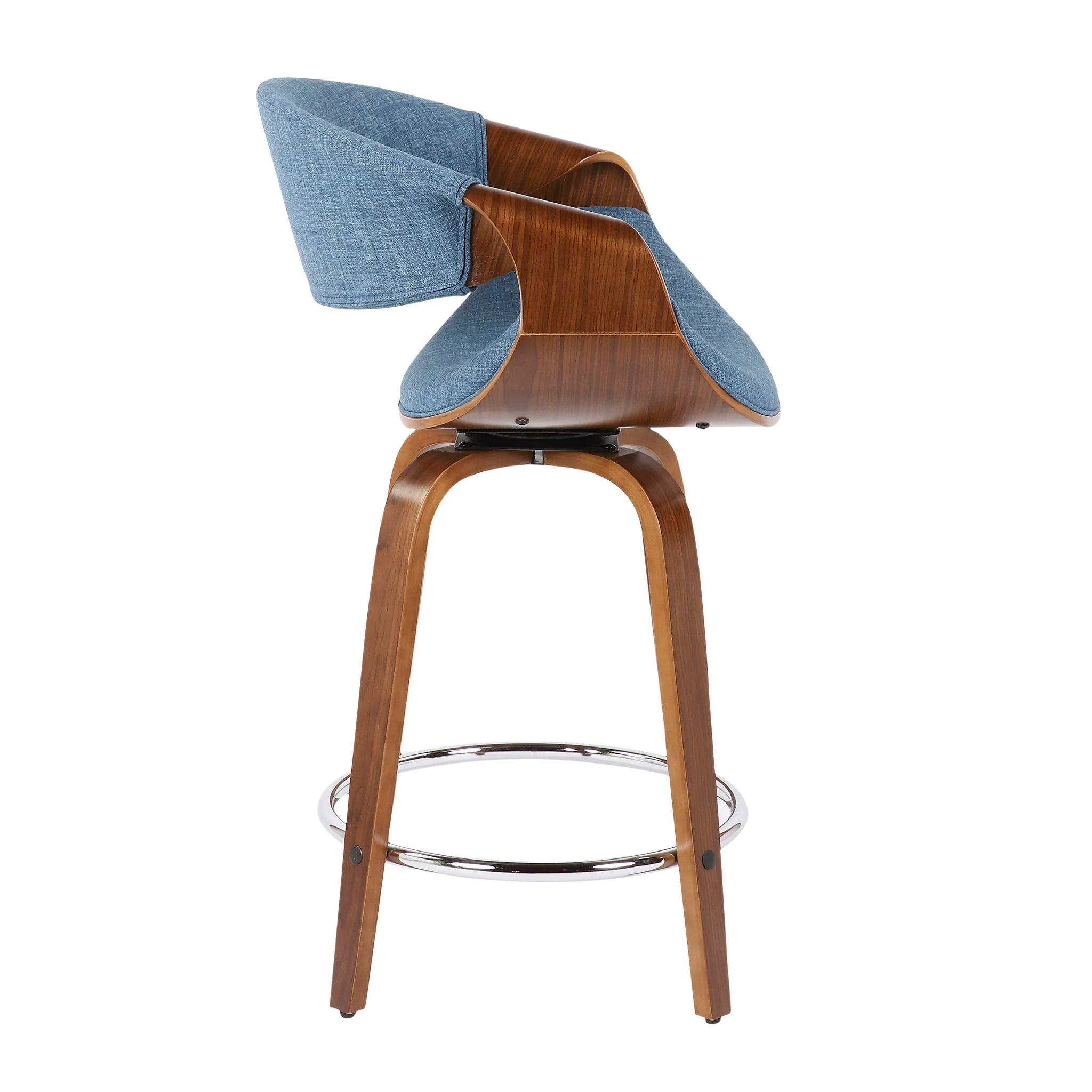 Curvini - Mid Century Modern Counter Stool (Set of 2) - Image 8
