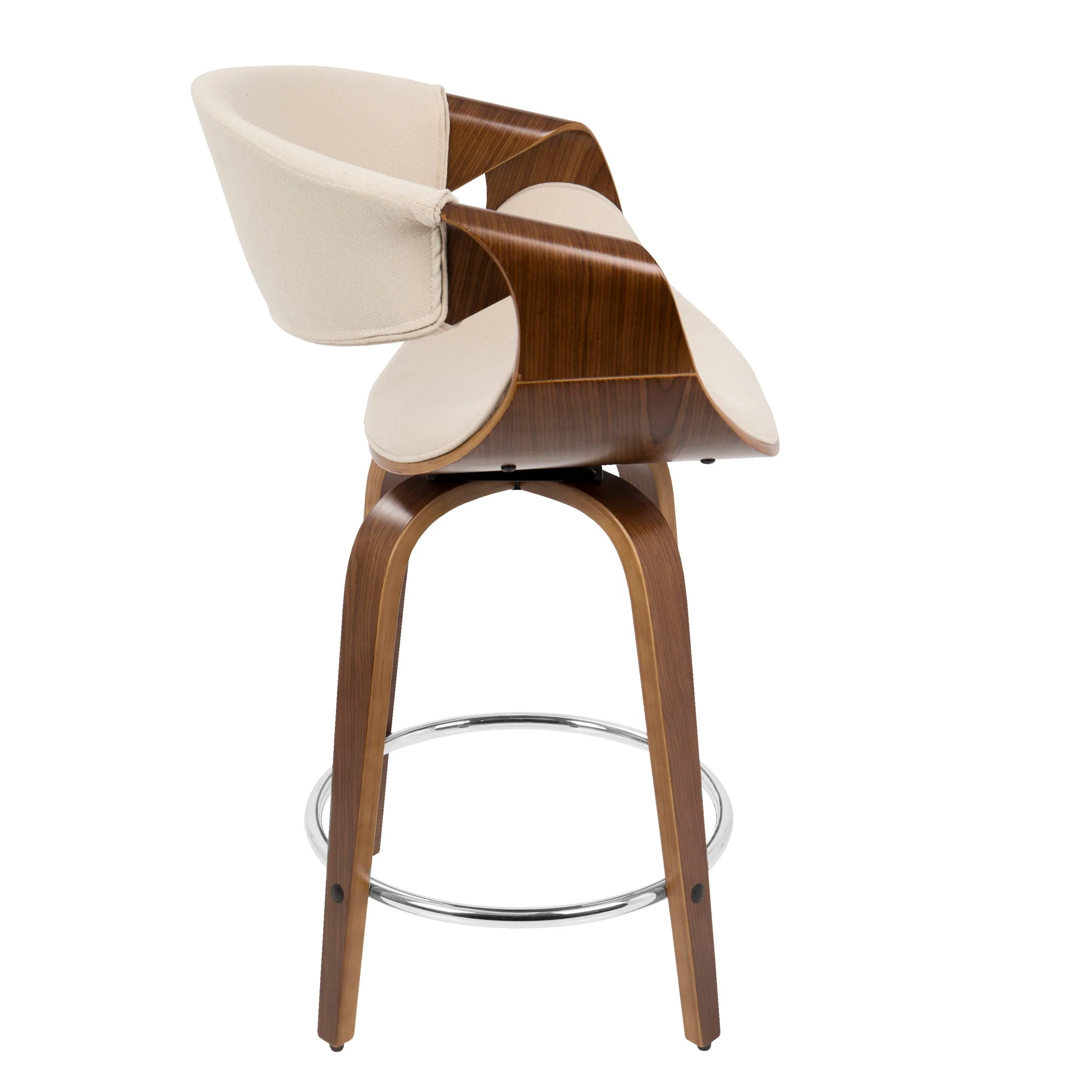 Curvini - Mid Century Modern Counter Stool (Set of 2) - Image 9
