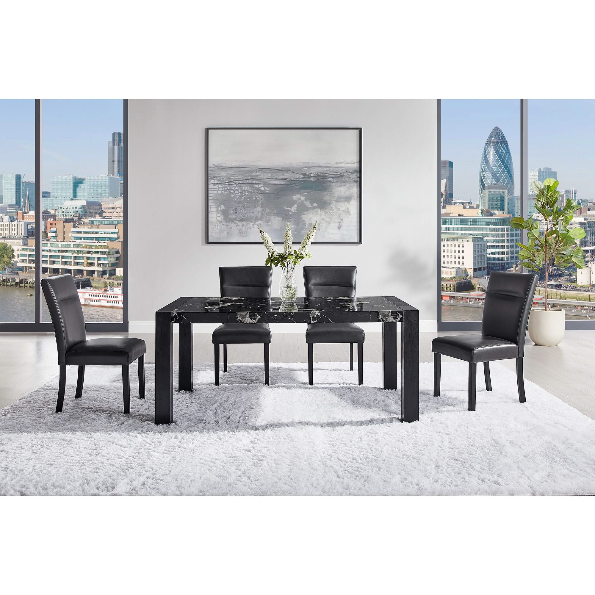Dahiris - Dining Table - Black - Image 2
