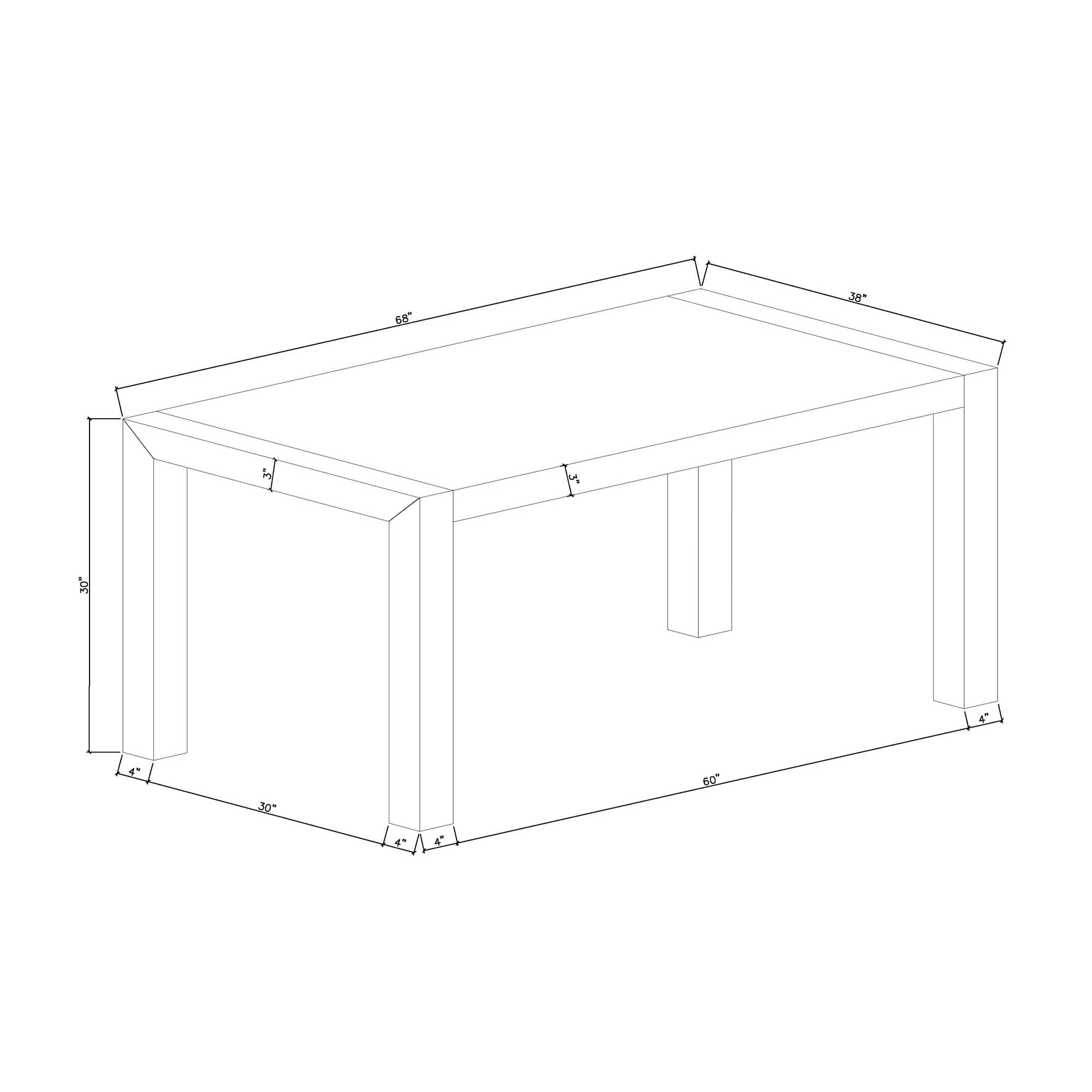 Dahiris - Dining Table - Black - Image 3