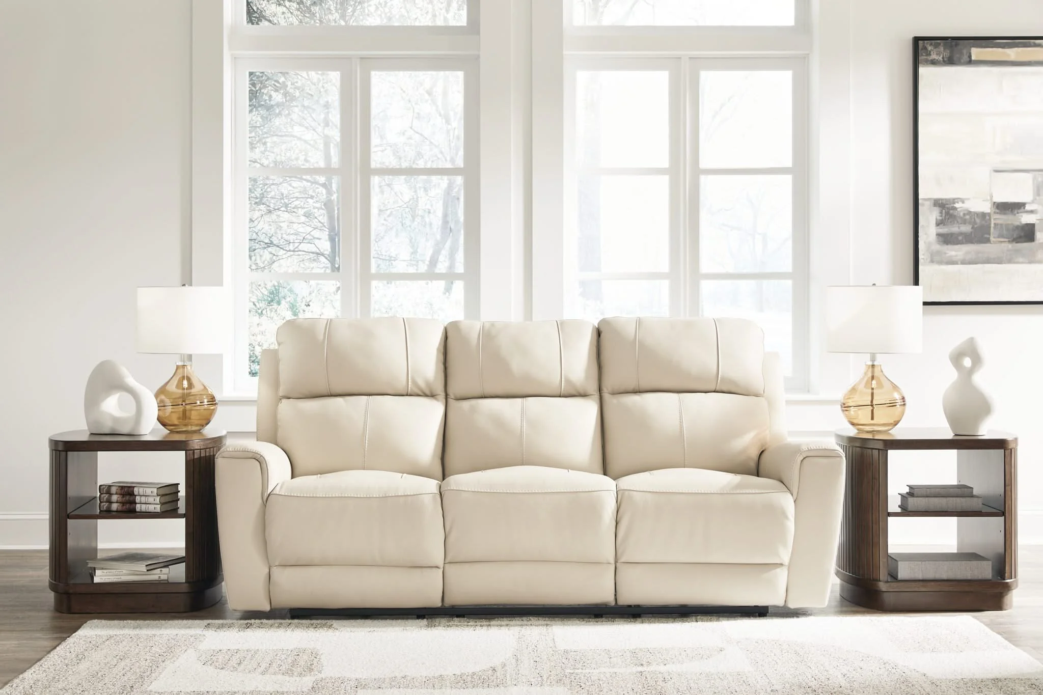 Dahlmoore - Power Reclining Sofa - Almond - Image 3