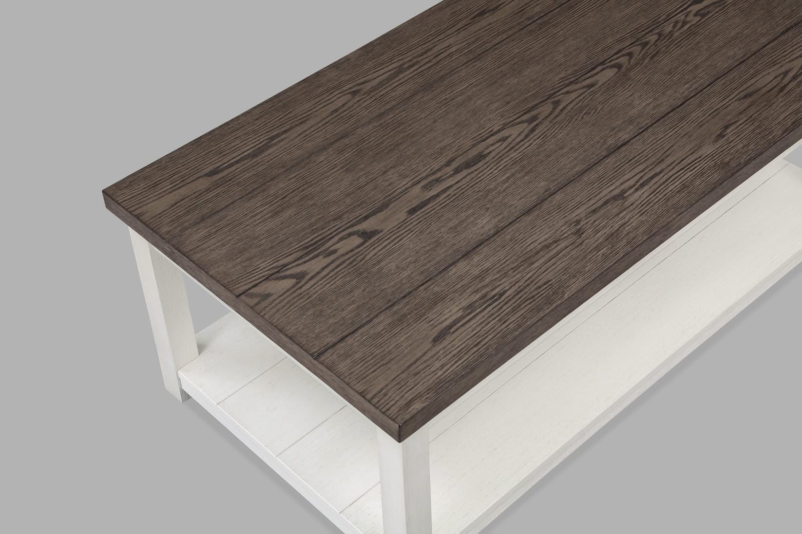 Dakota - Coffee Table With Casters - White - Image 4
