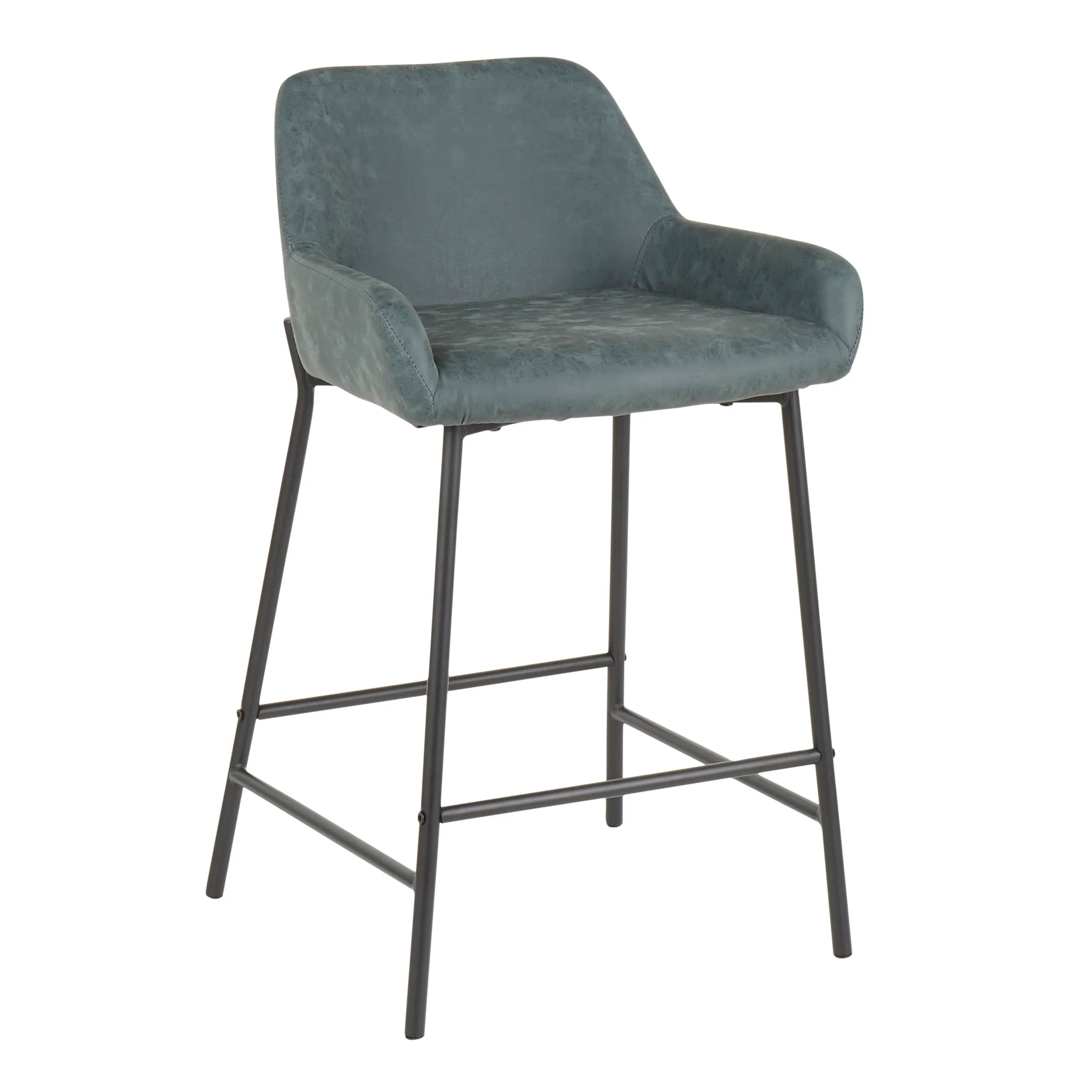 Daniella - Industrial Fixed Height Counter Stool (Set of 2) - Image 13