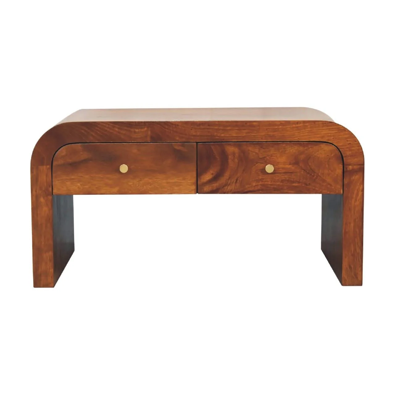 Darcy - Coffee Table, 2 Drawer - Chestnut - Image 3