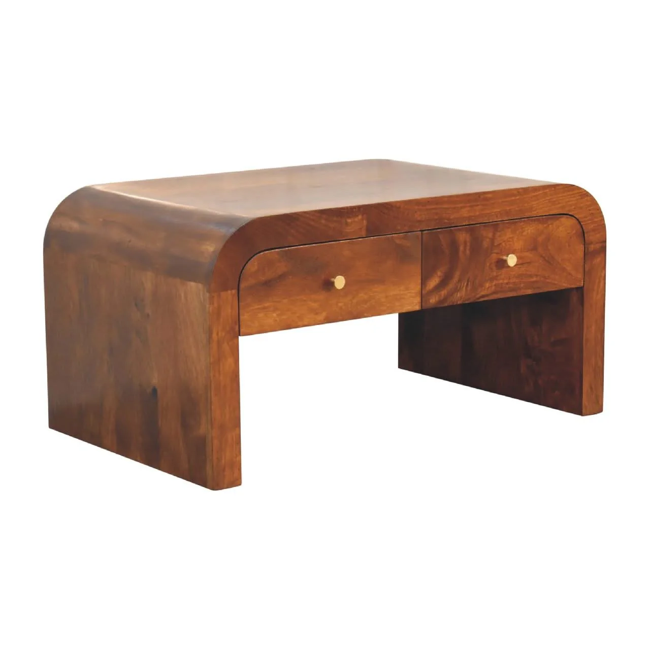 Darcy - Coffee Table, 2 Drawer - Chestnut - Image 4