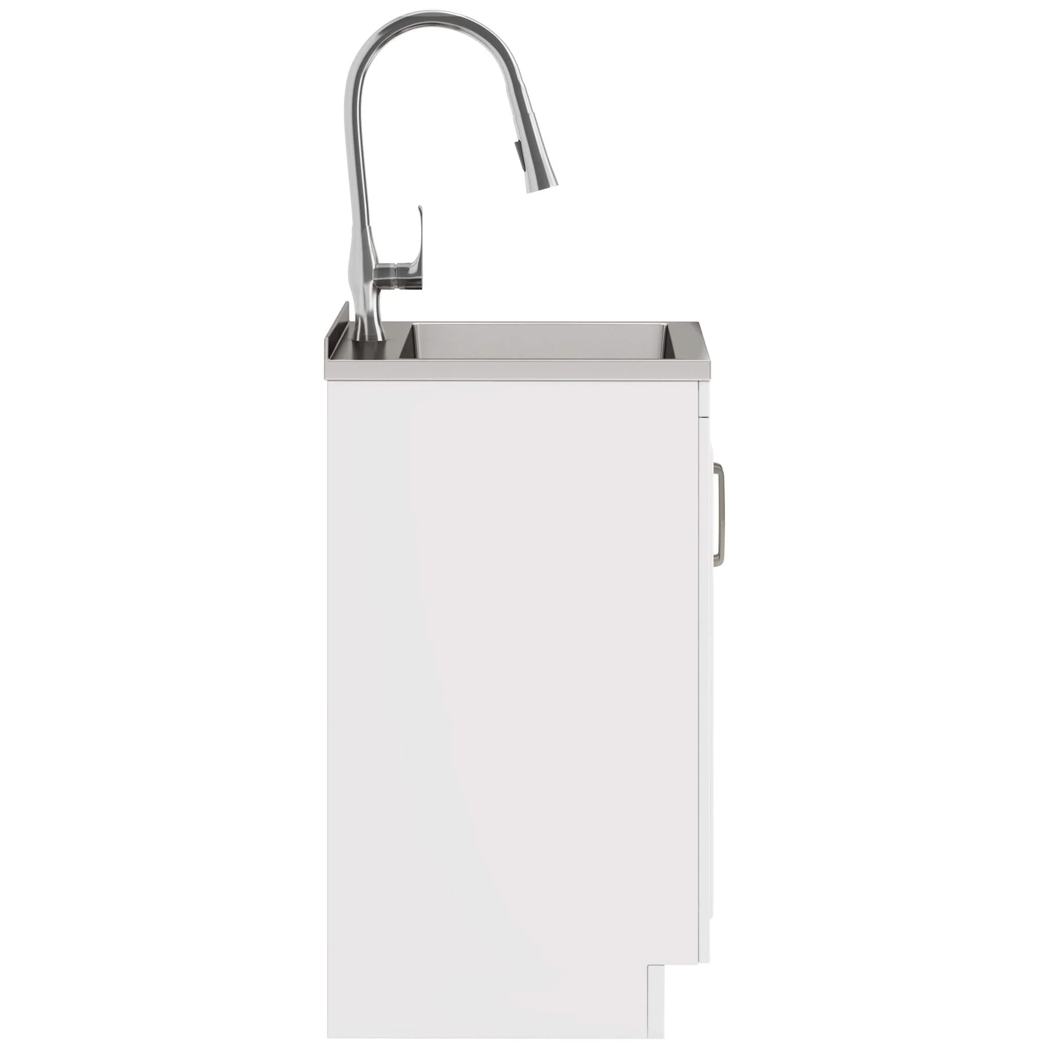 Darwin - Deluxe Laundry Cabinet With Pull-Out Faucet And Stainless Steel Sink - Image 11