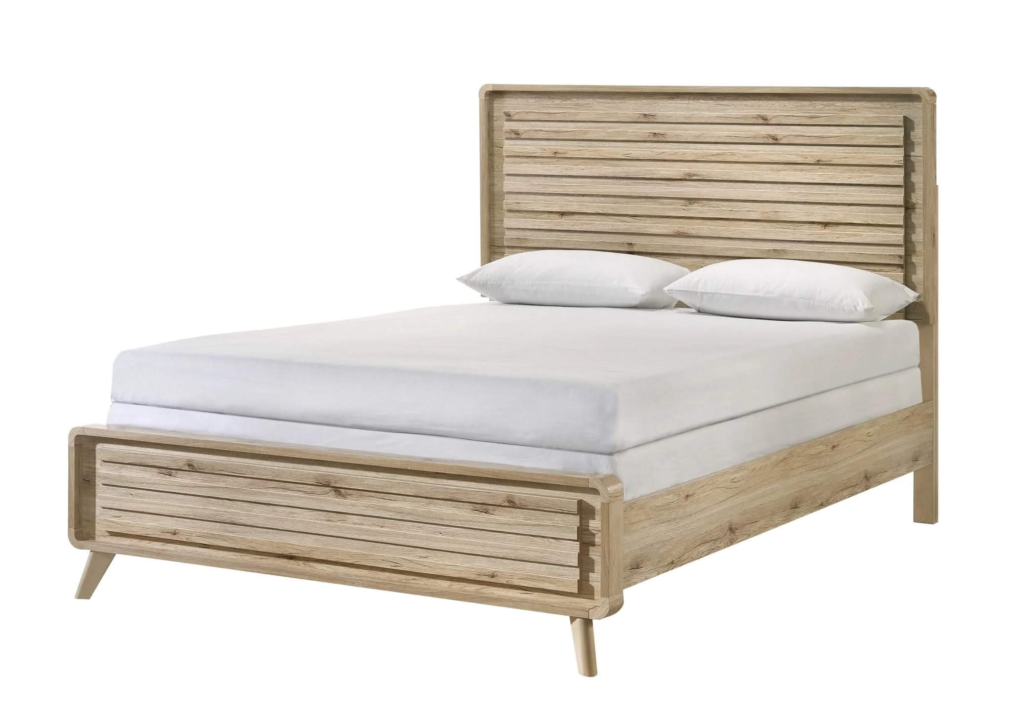Dawson - Queen 5 Piece Bedroom Set - Light Brown - Image 2