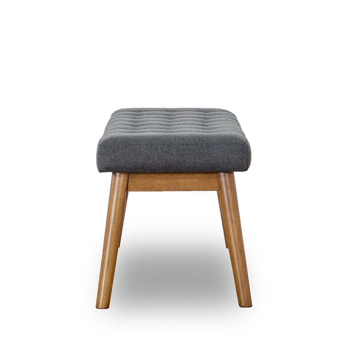Delilah - Modern Bench - Gray - Image 3