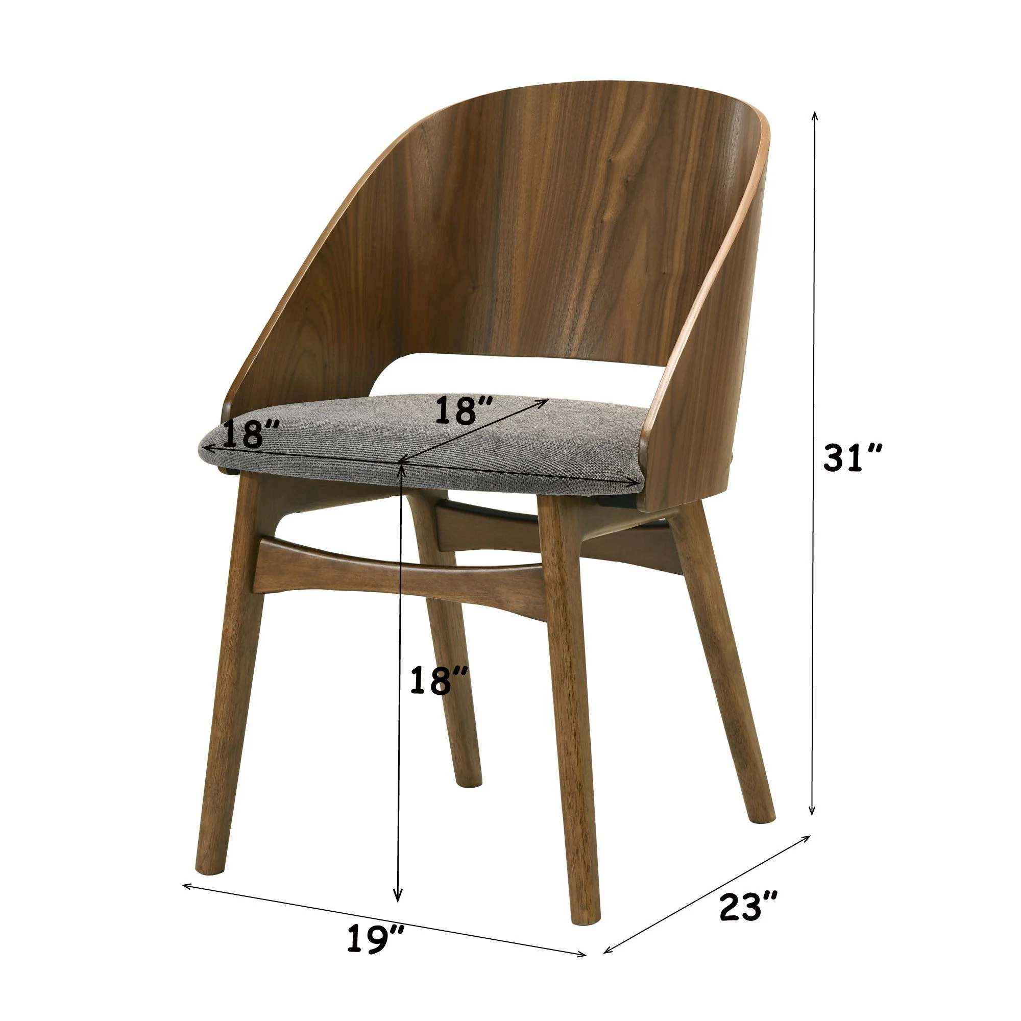 Delmon - Side Chair (Set of 2) - Dark Walnut - Image 4