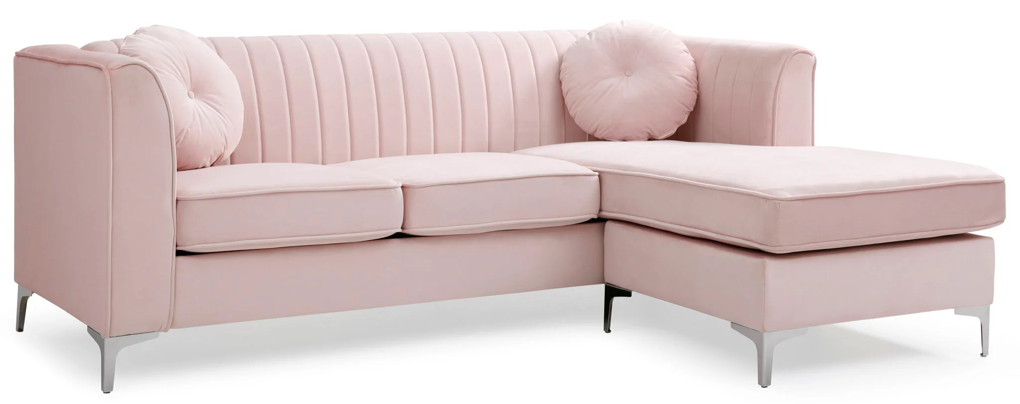 Delray - Micro Suede Sofa Chaise - Image 13