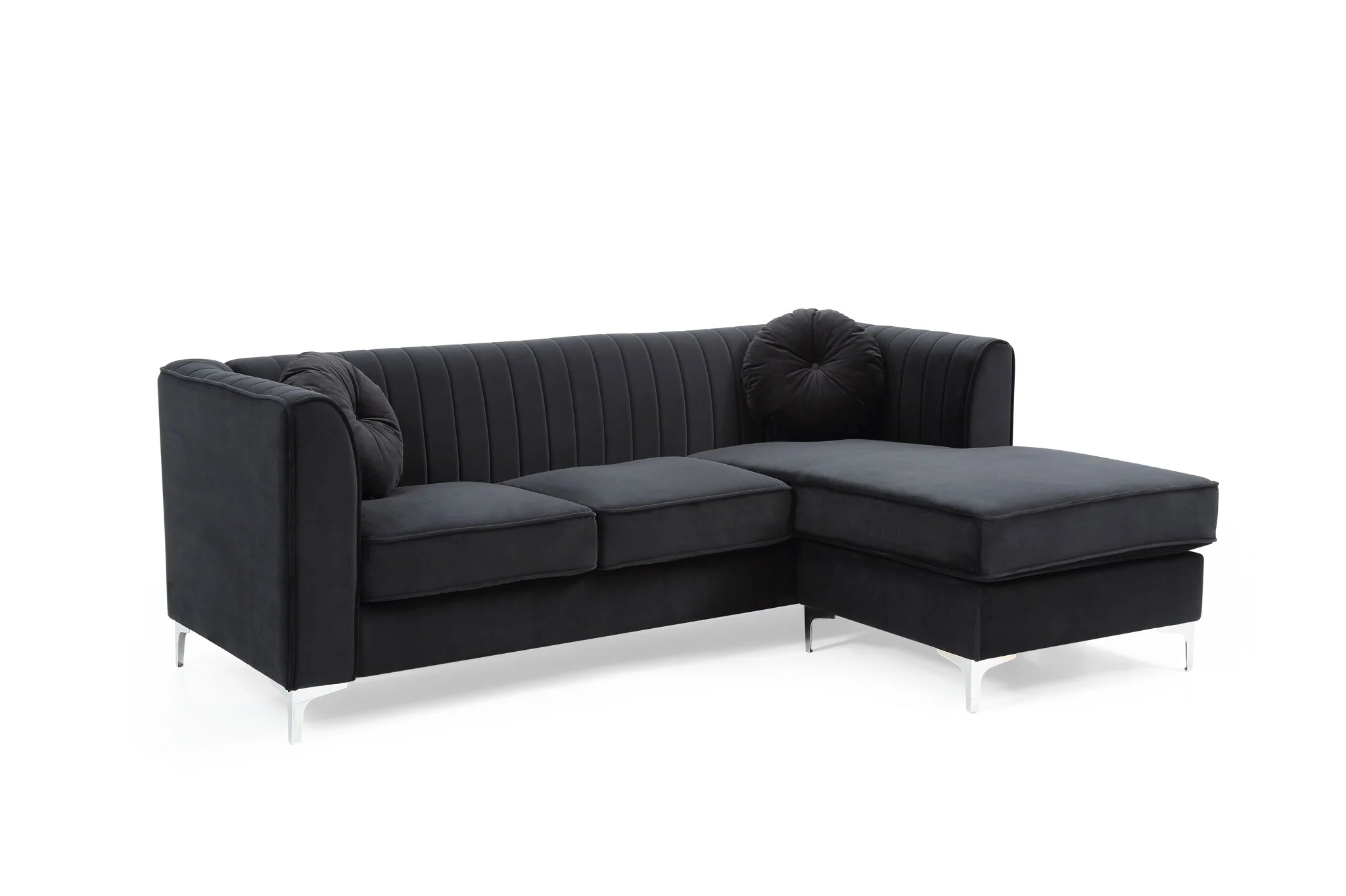 Delray - Micro Suede Sofa Chaise - Image 15