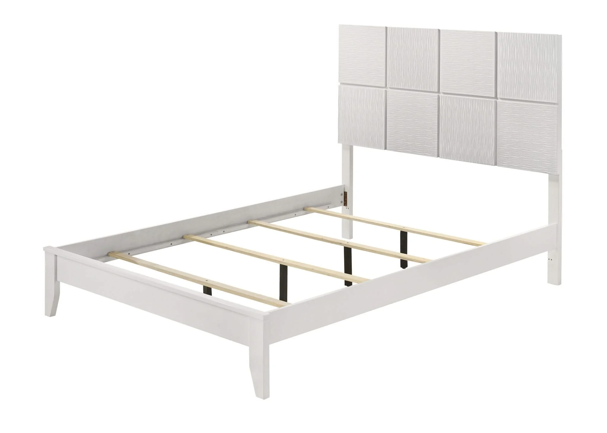 Denker - Full Bed - White - Image 2