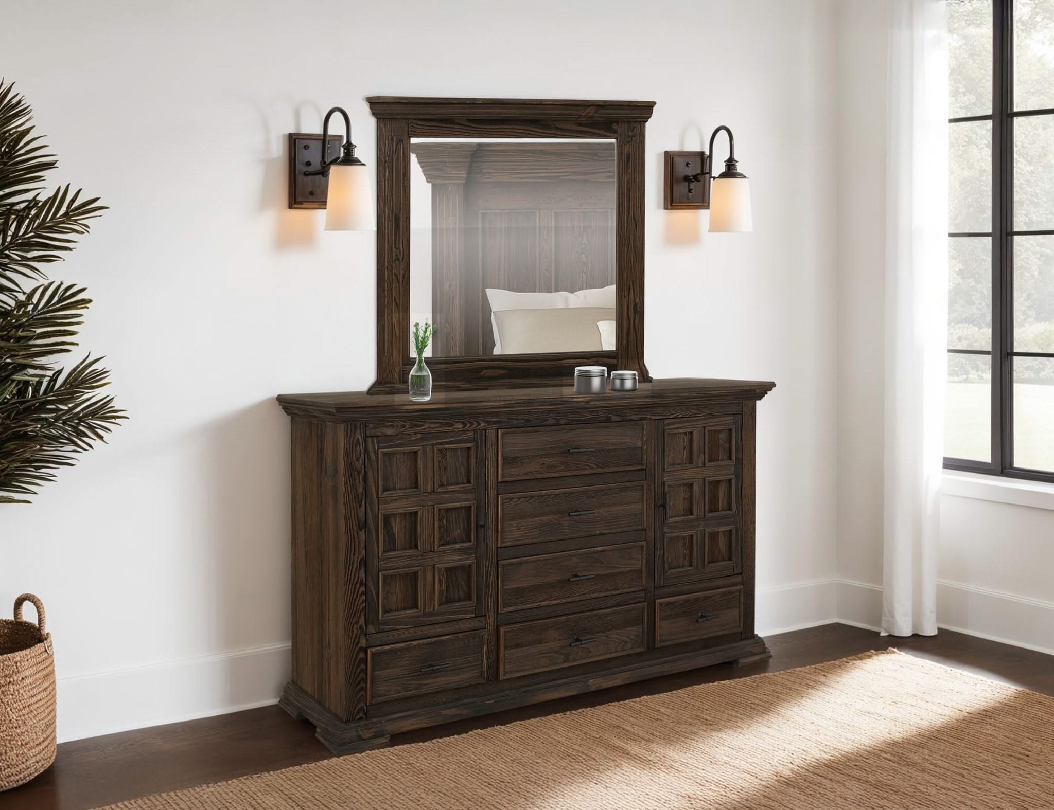 Desire - Mirror - Mahogany Brown - Image 2