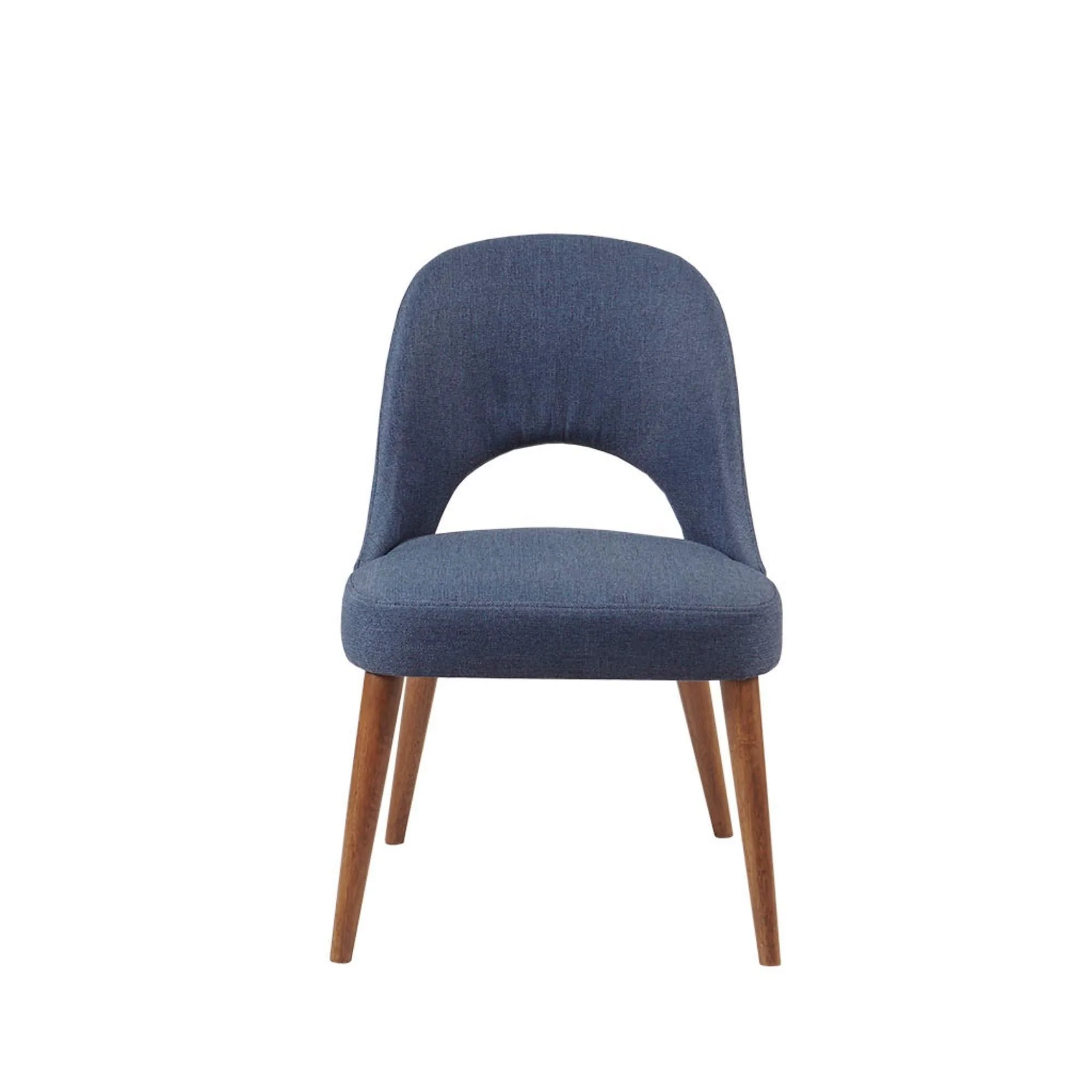 Dining Side Chair Upholstered Textured (Set of 2) - Navy - Image 2