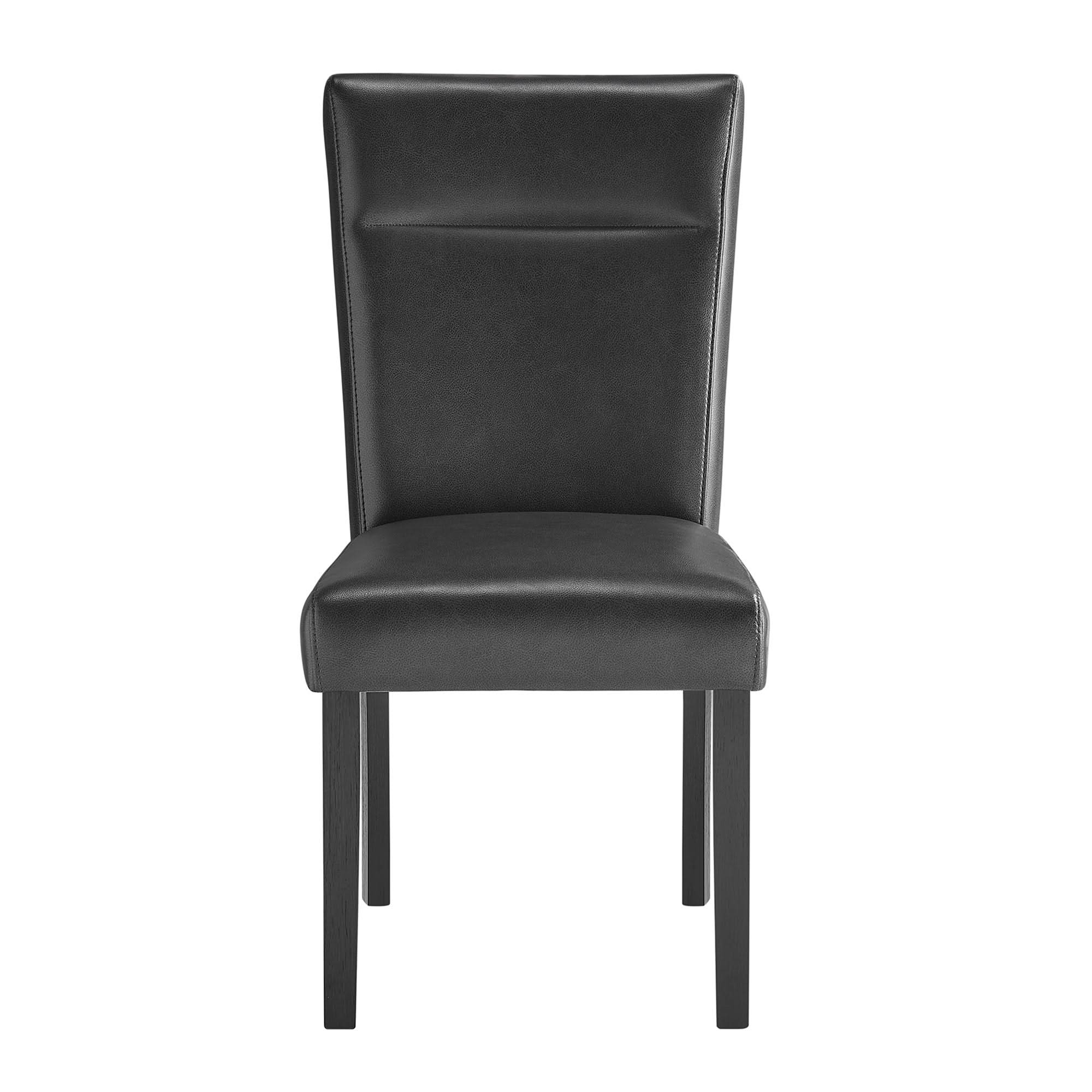 Dining Table And 4 Padded Chairs - Black - Image 4