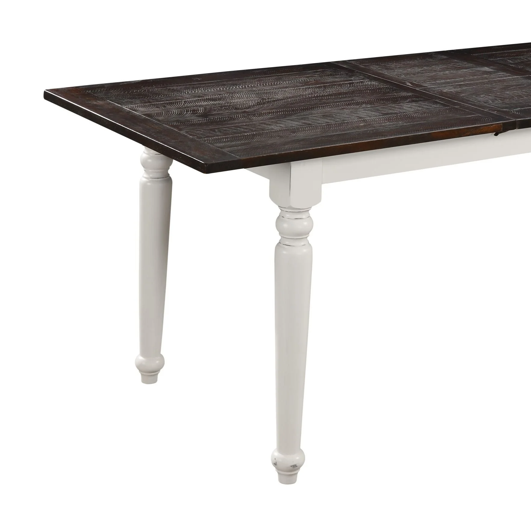 Dining Table With Leaf, Expandable - Brown - Image 2