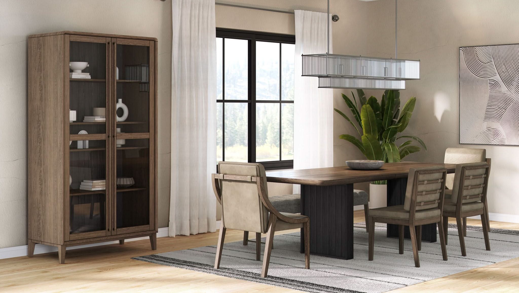 Display Cabinet - Latte / Peppercorn - Image 2