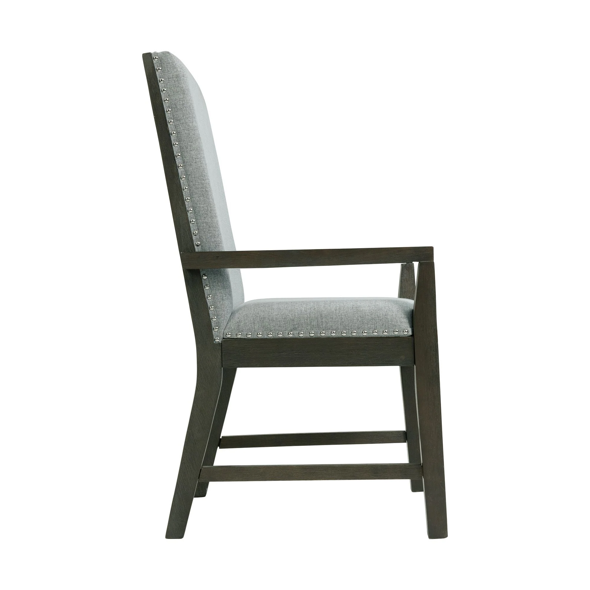 Donovan - Standard Height Arm Chair (Set of 2) - Gray - Image 3