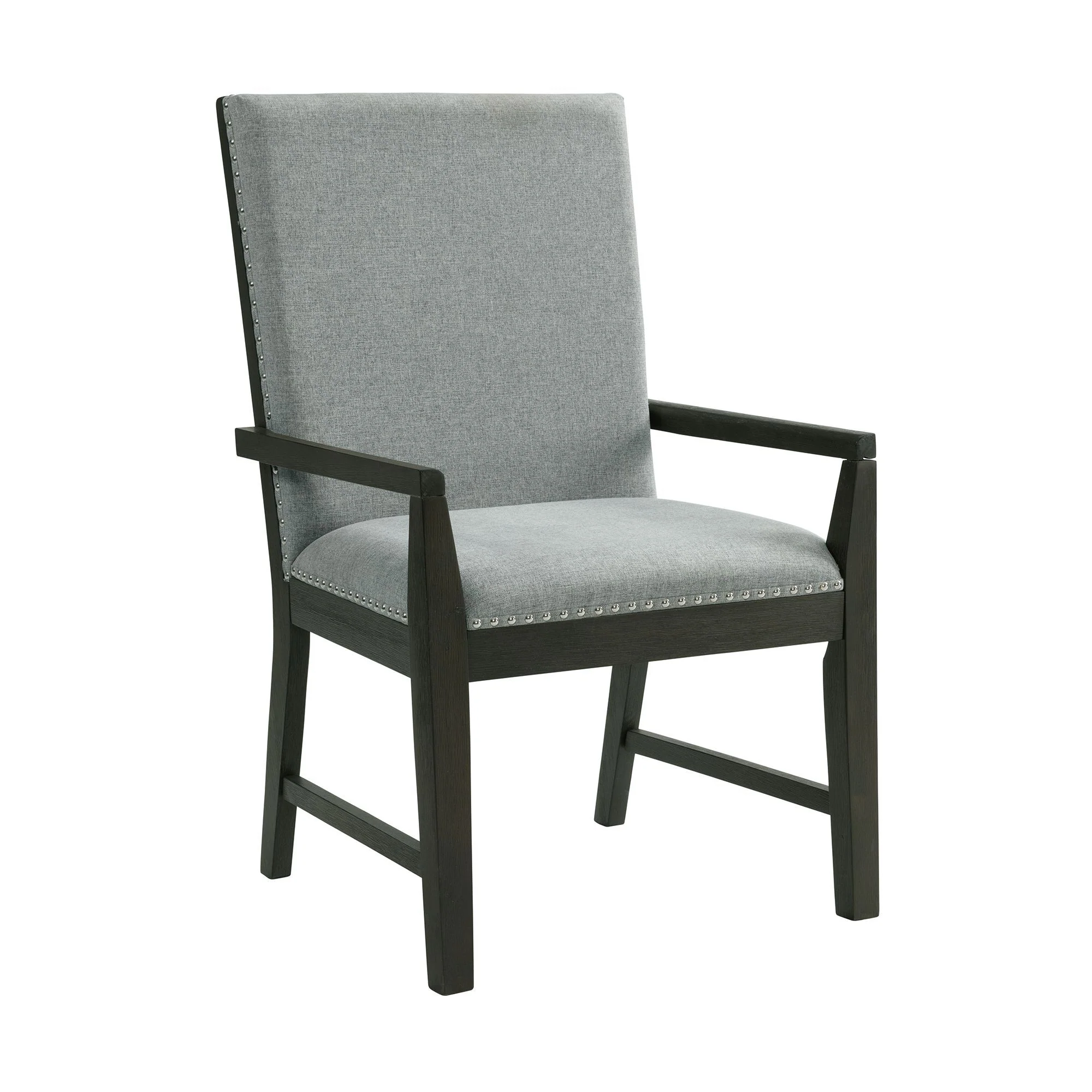 Donovan - Standard Height Arm Chair (Set of 2) - Gray - Image 4