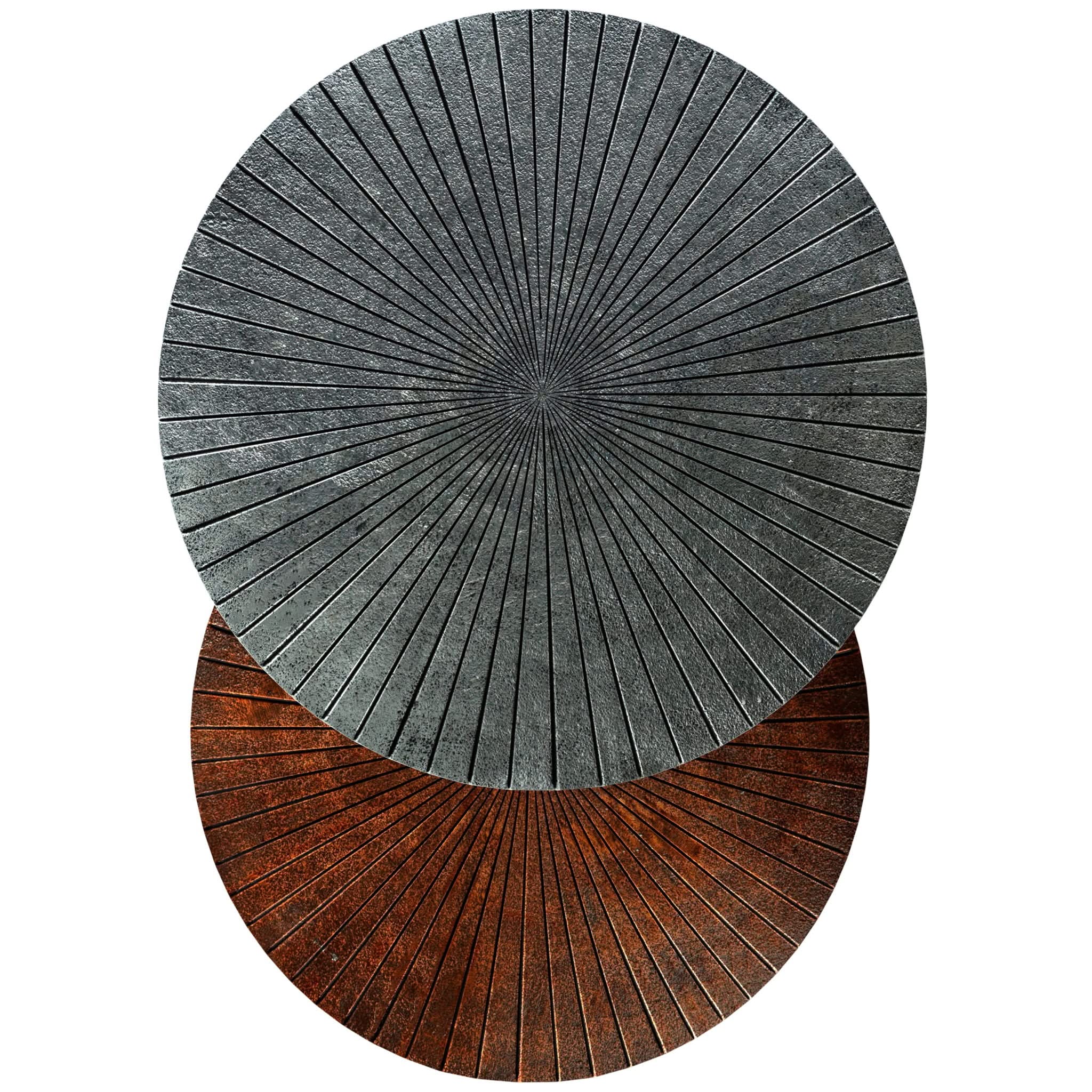 Drake - 2 Piece Nesting Table - Antique Nickel / Antique Copper - Image 2